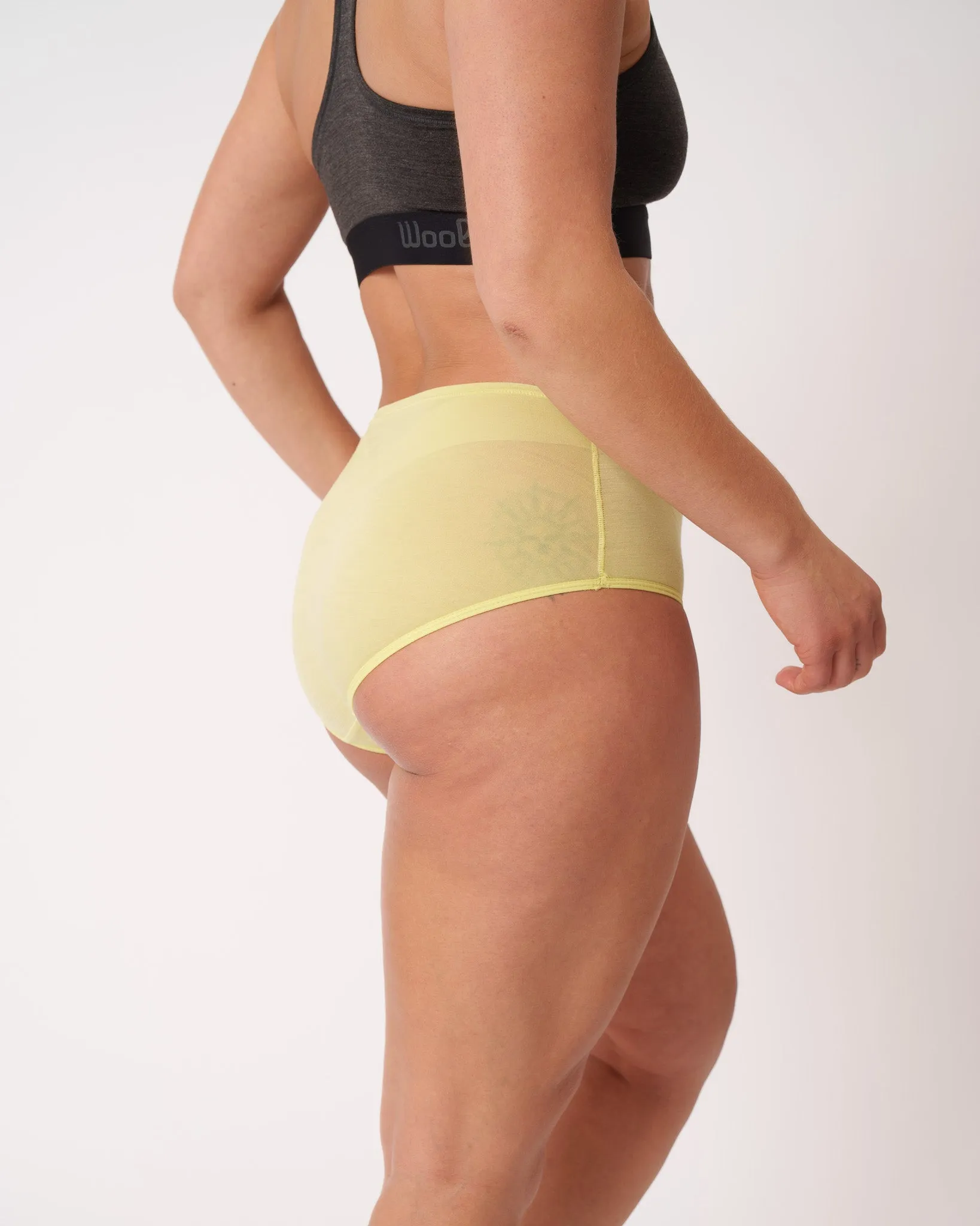 High Waisted Bikini Brief Closeout sold by Woolly Clothing Co product image thumbnail 4