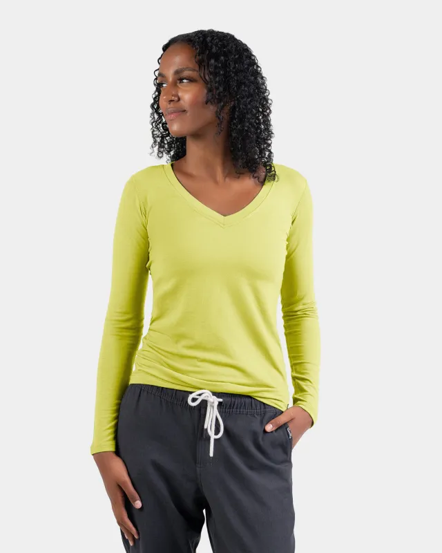 V Neck Long Sleeve sold by Woolly Clothing Co