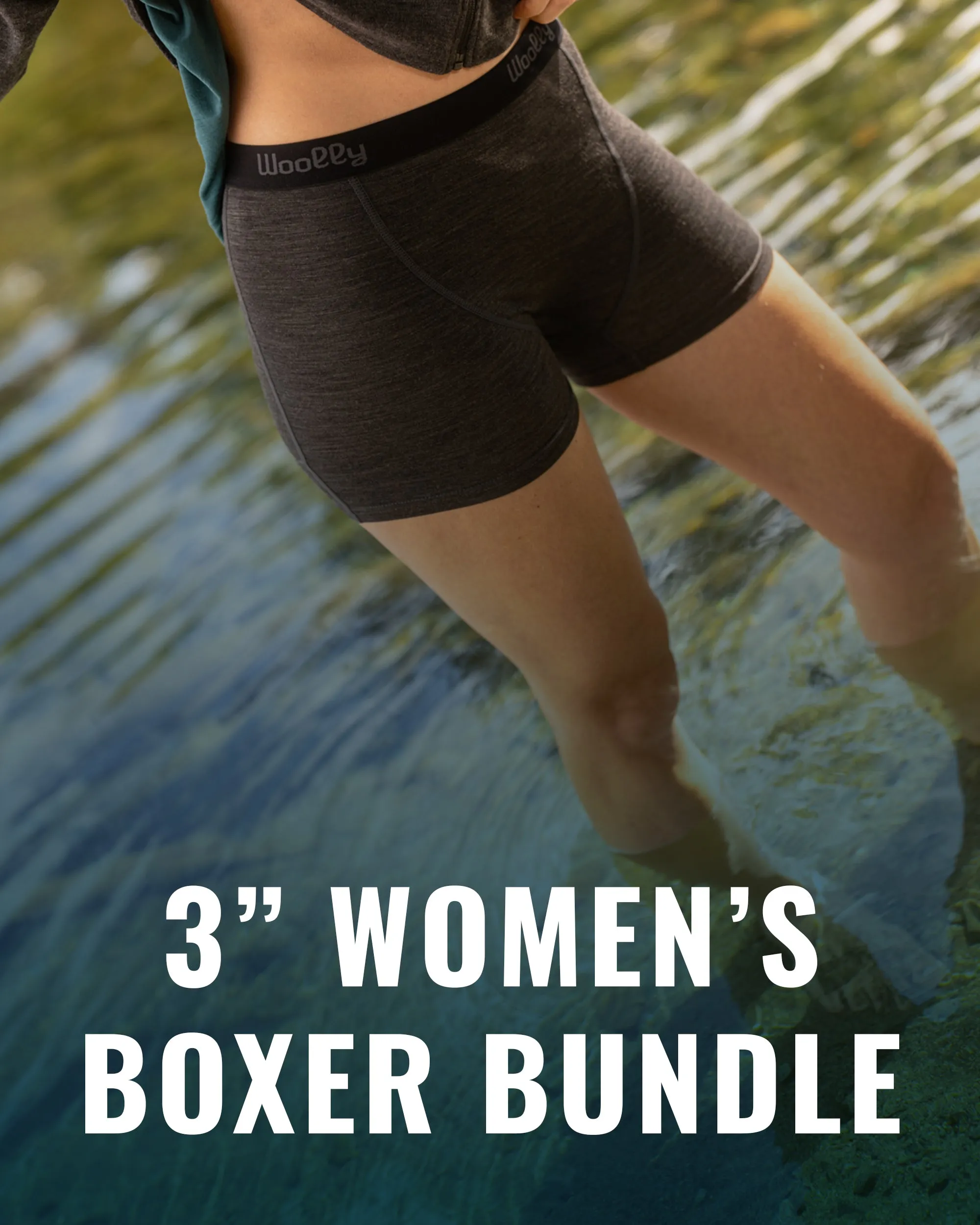 Everyday Boxer Short 3" 5 Pack sold by Woolly Clothing Co