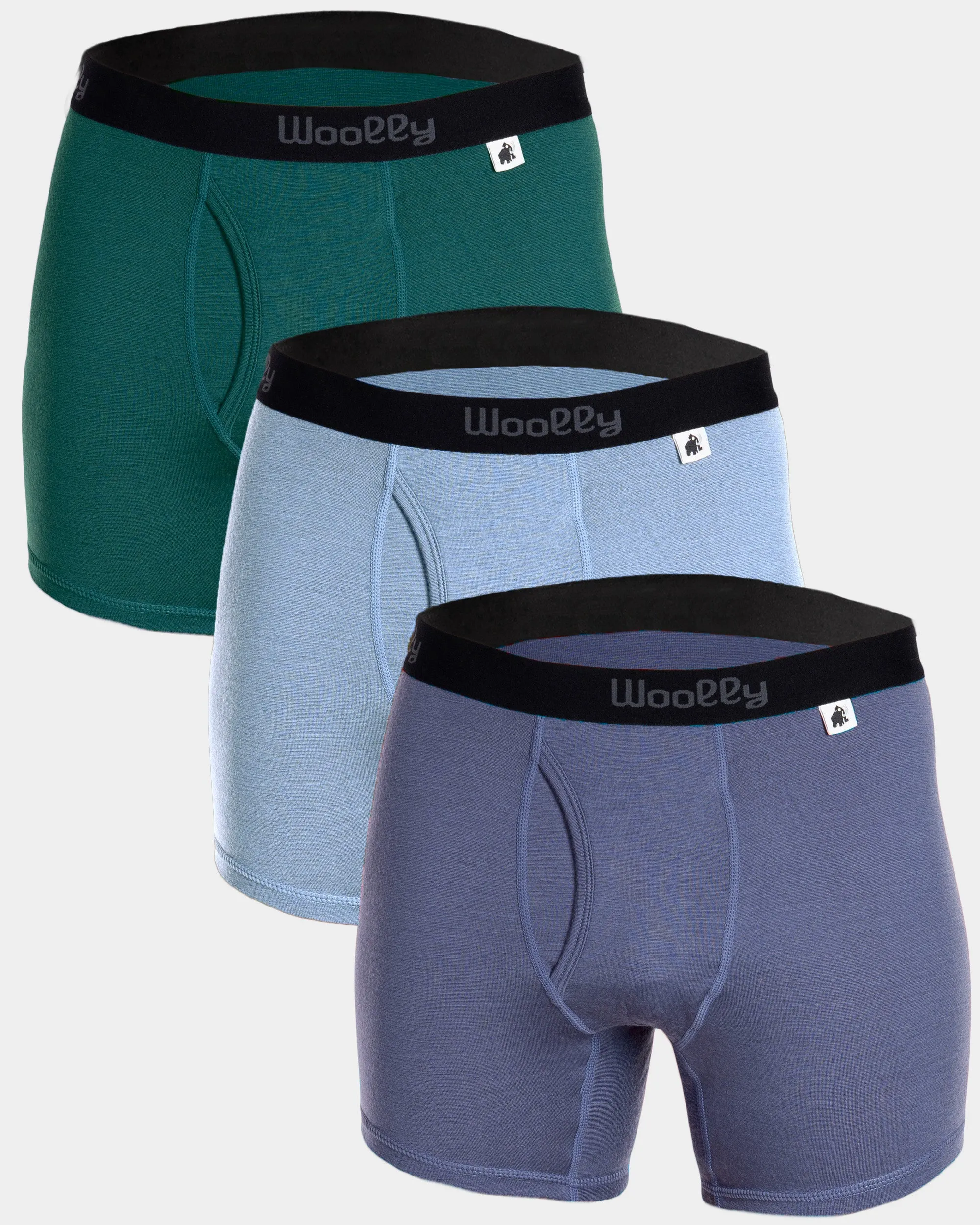 Everyday 5in Boxer Brief 3 Pack sold by Woolly Clothing Co
