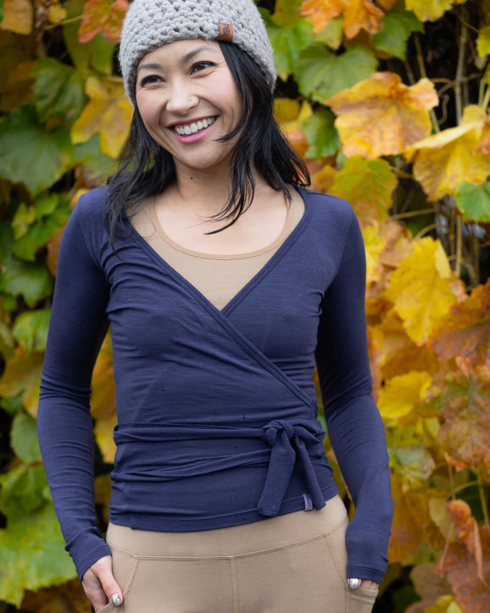 Yoga Wrap Closeout sold by Woolly Clothing Co product image thumbnail 2