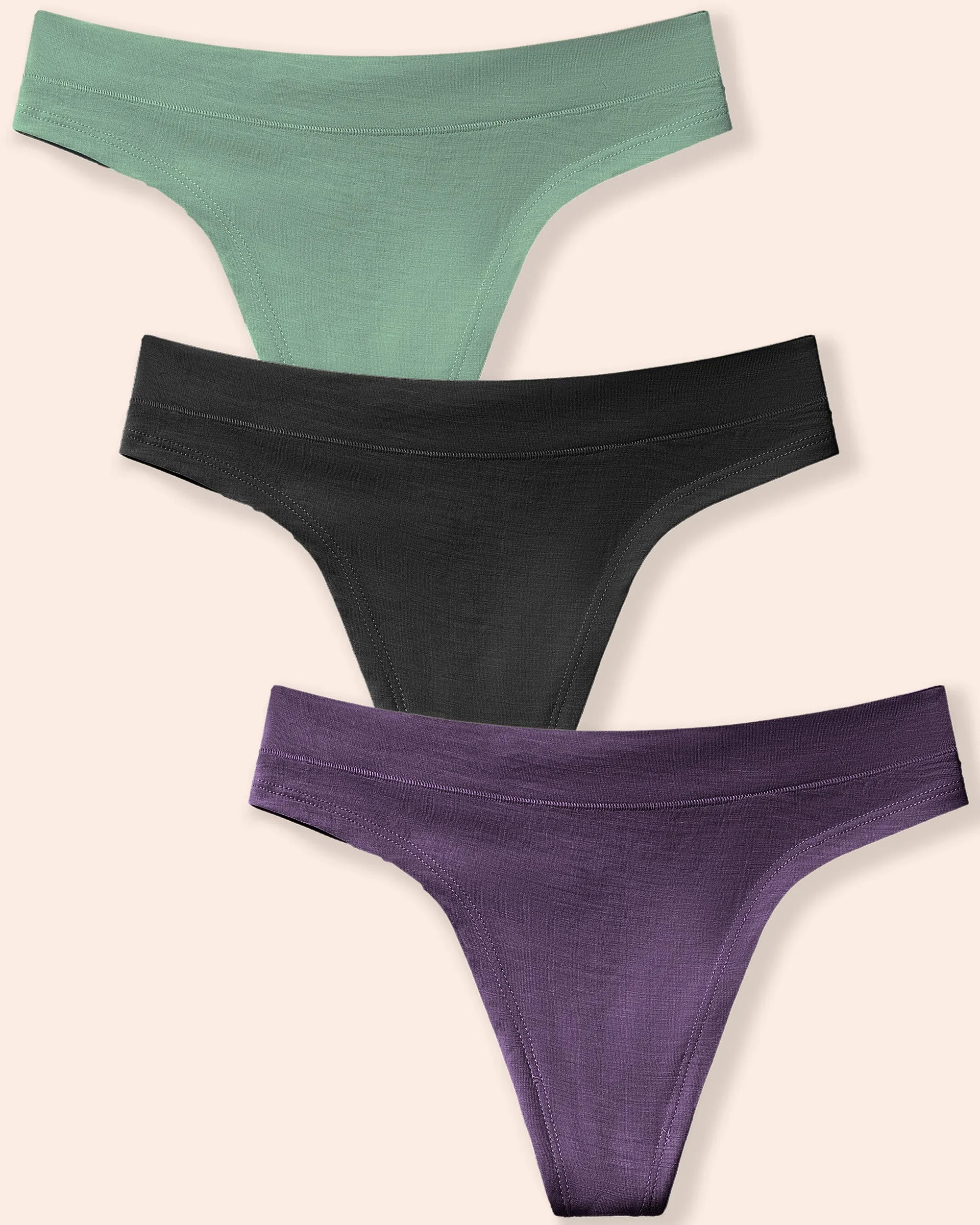 Thong 3 Pack sold by Woolly Clothing Co product image thumbnail 3