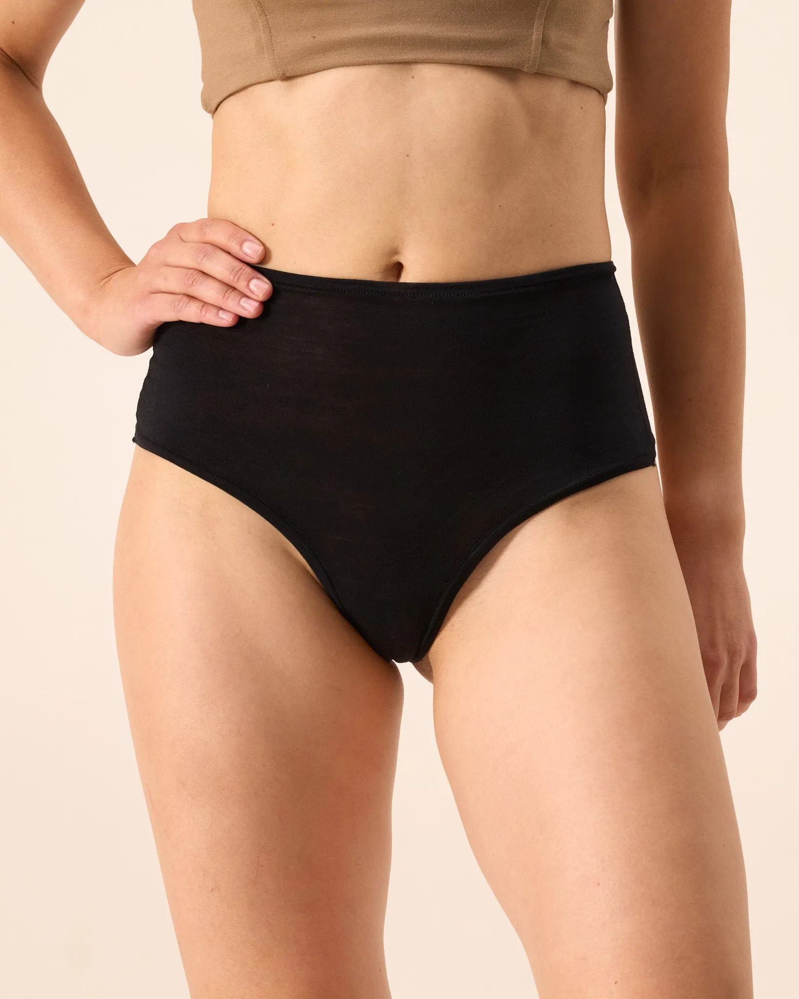 High Waisted Thong 3 Pack sold by Woolly Clothing Co product image thumbnail 4