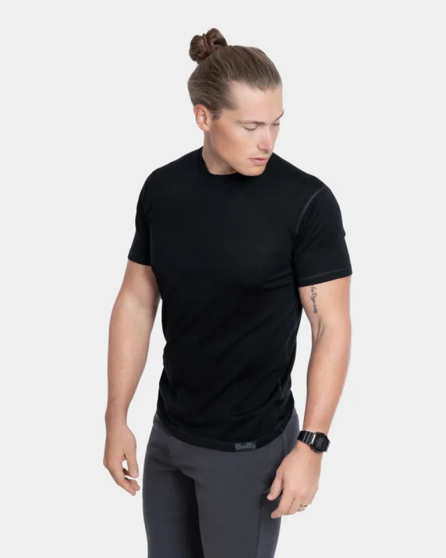 Everyday Crew Tee sold by Woolly Clothing Co