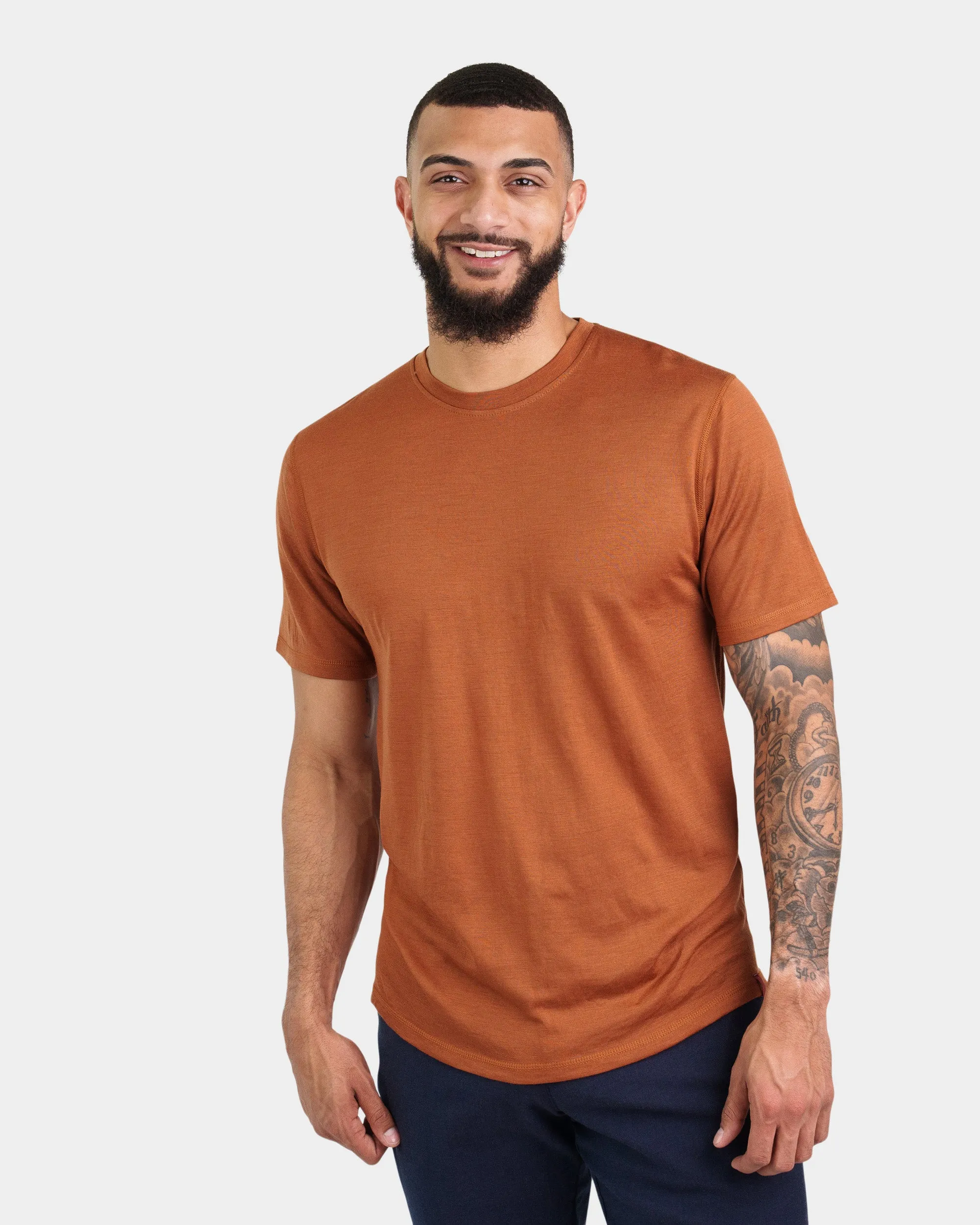 Everyday Crew Tee sold by Woolly Clothing Co product image thumbnail 3