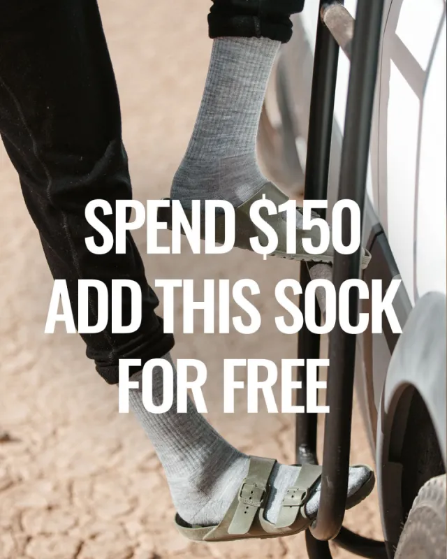 Free Sock Deal. Spend $150. Get this sock free. sold by Woolly Clothing Co