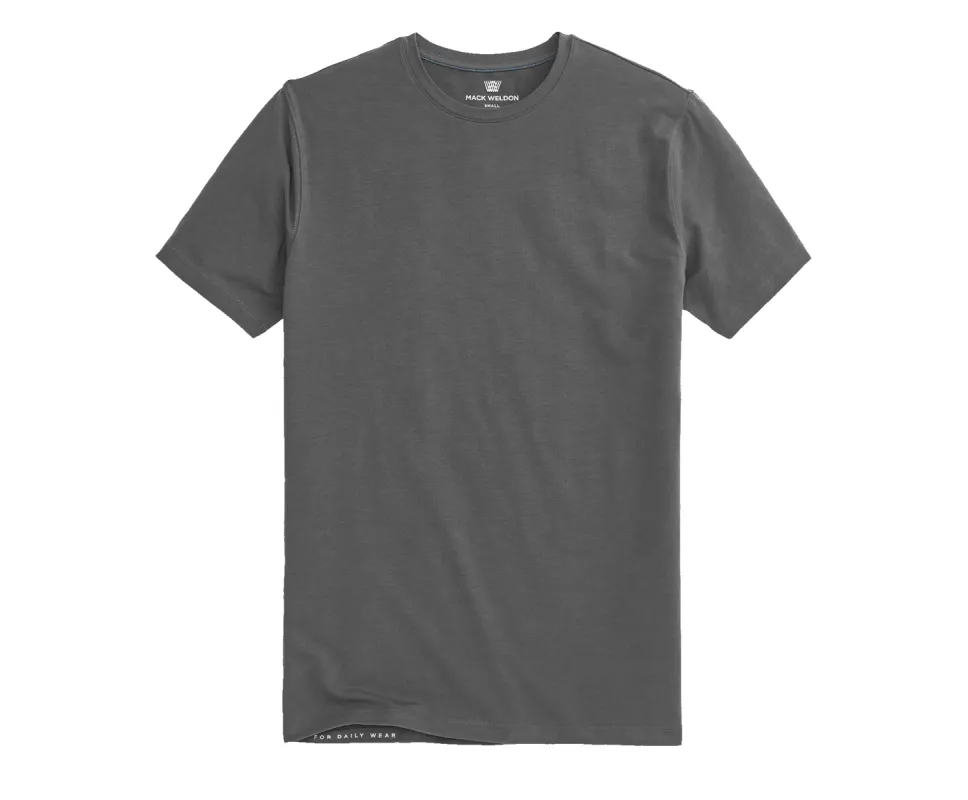 SILVER Crew Neck T-Shirt Stealth Grey sold by Mack Weldon