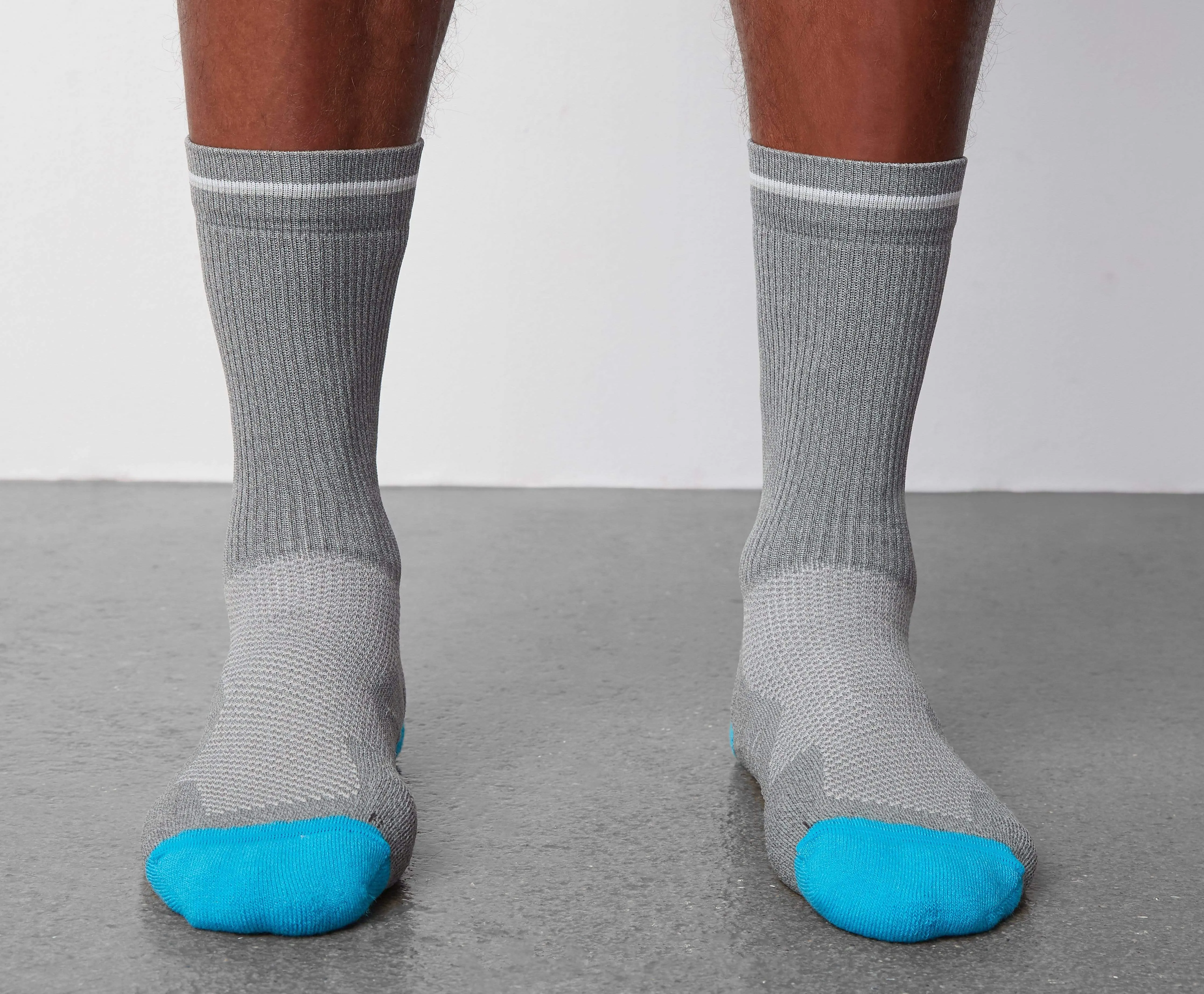 AIRKNITˣ Crew Sock Grey Heather sold by Mack Weldon product image thumbnail 2