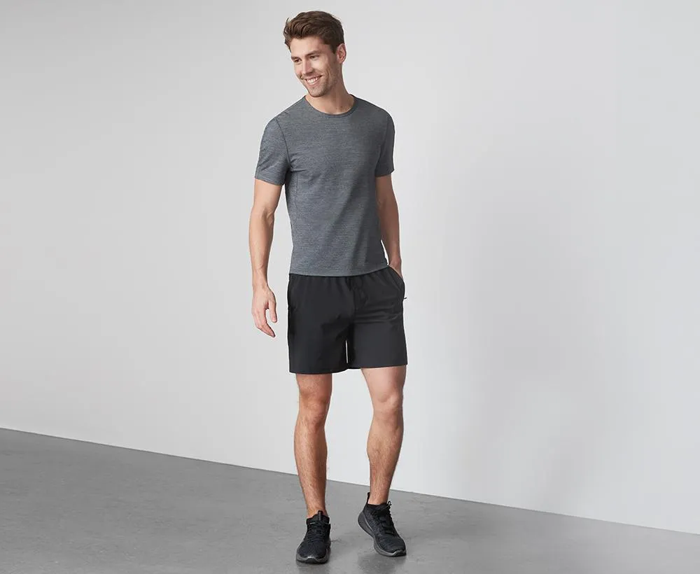 Stratus Active Short - Unlined Monument sold by Mack Weldon product image thumbnail 3