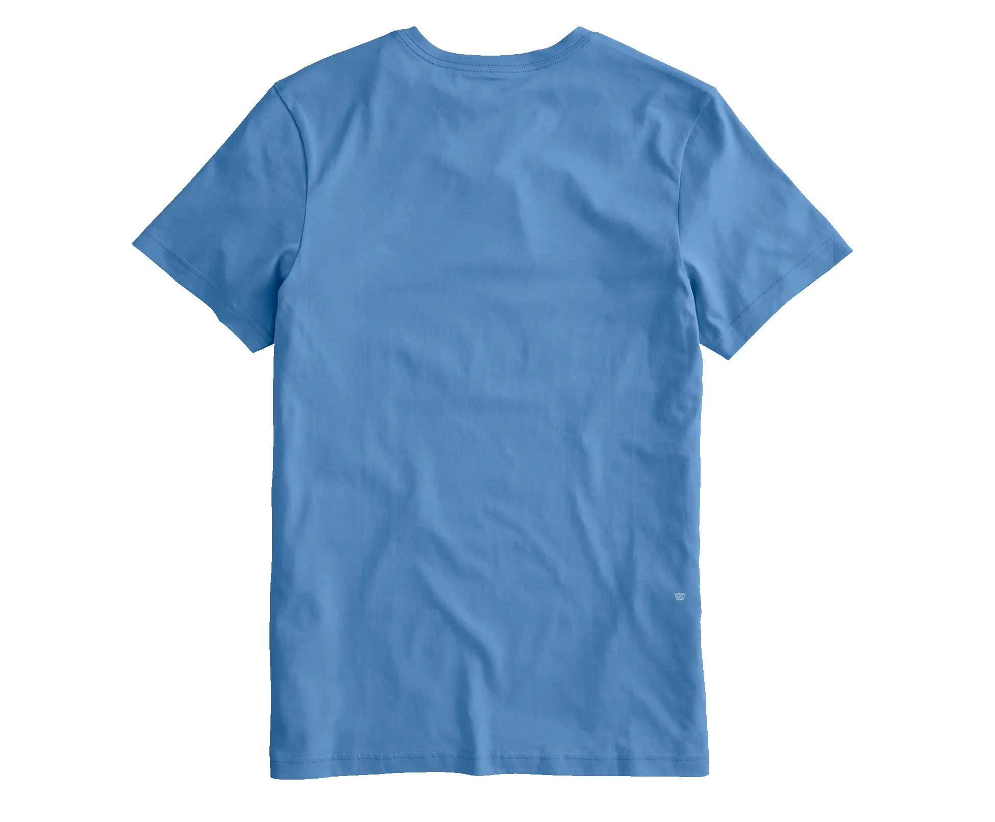 Pima Crew Neck T-Shirt Comet Blue sold by Mack Weldon product image thumbnail 2