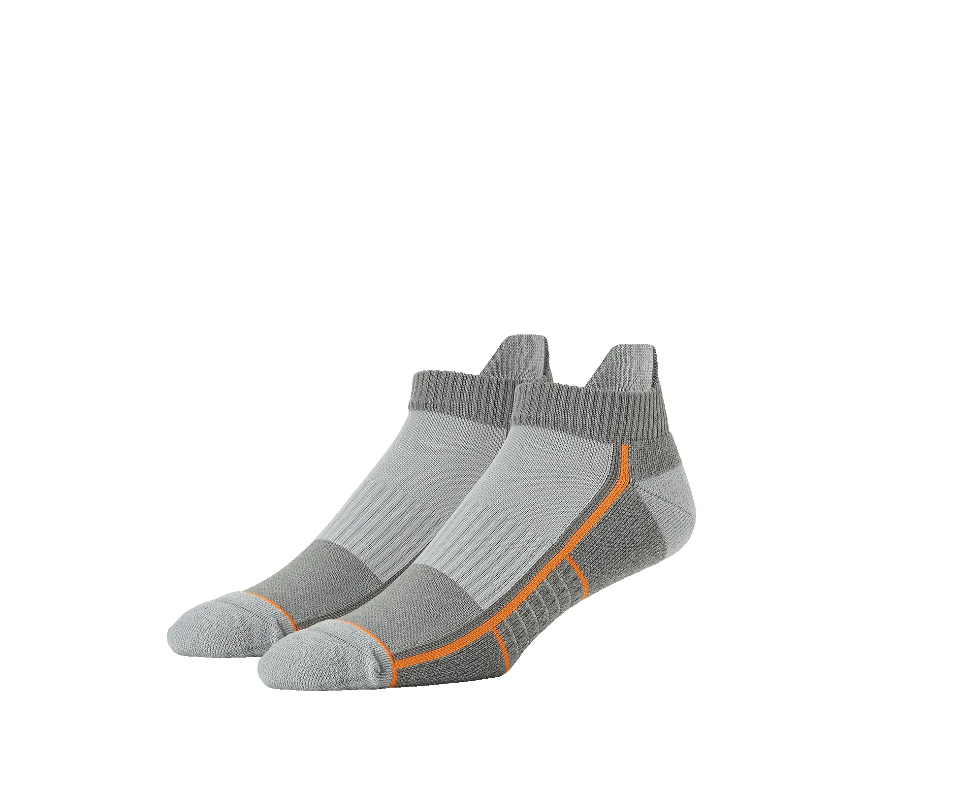 AIRKNITˣ Ankle Sock Grey Marl / Firestarter sold by Mack Weldon