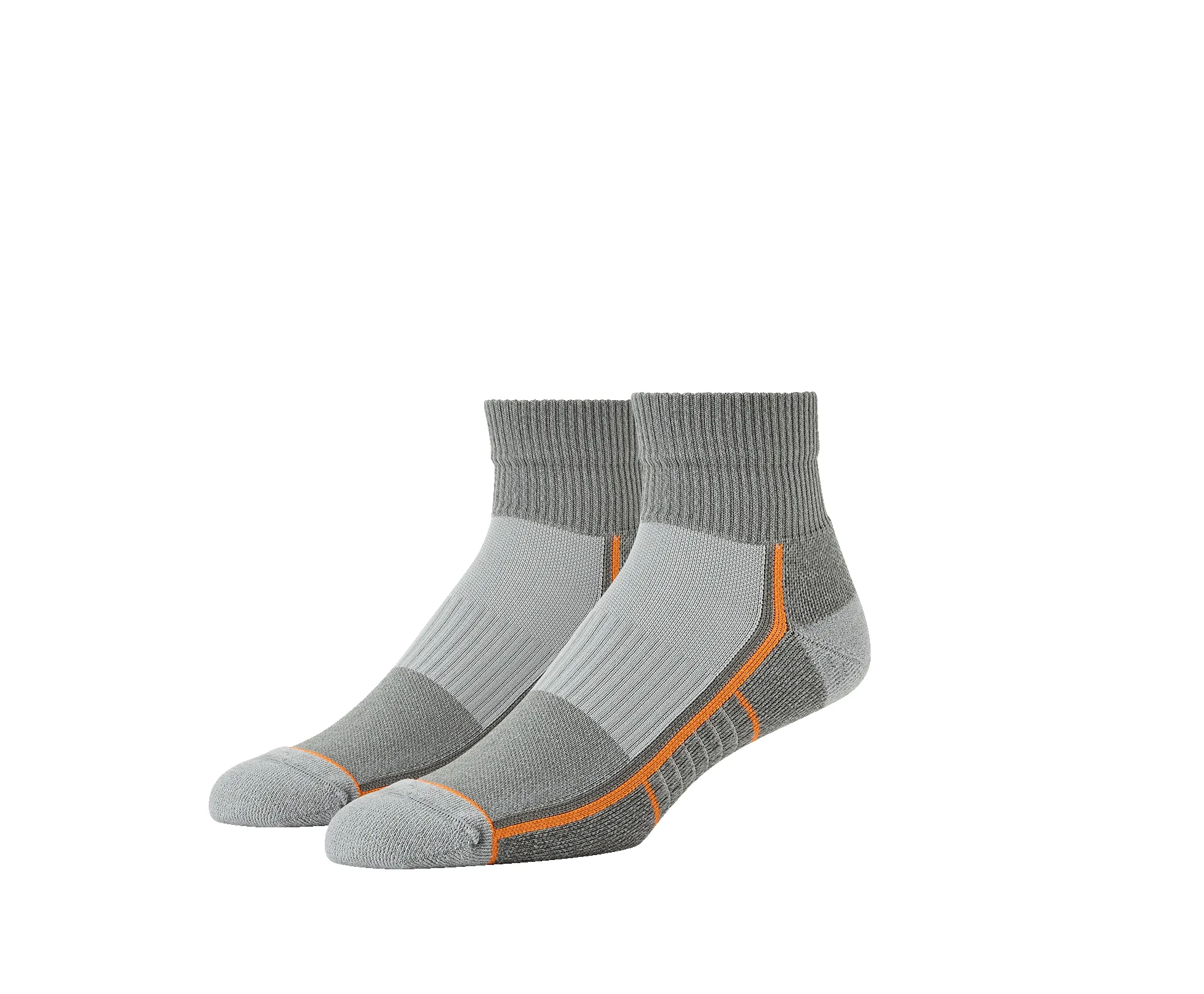 AIRKNITˣ High Ankle Sock Grey Marl / Firestarter sold by Mack Weldon product image thumbnail 2