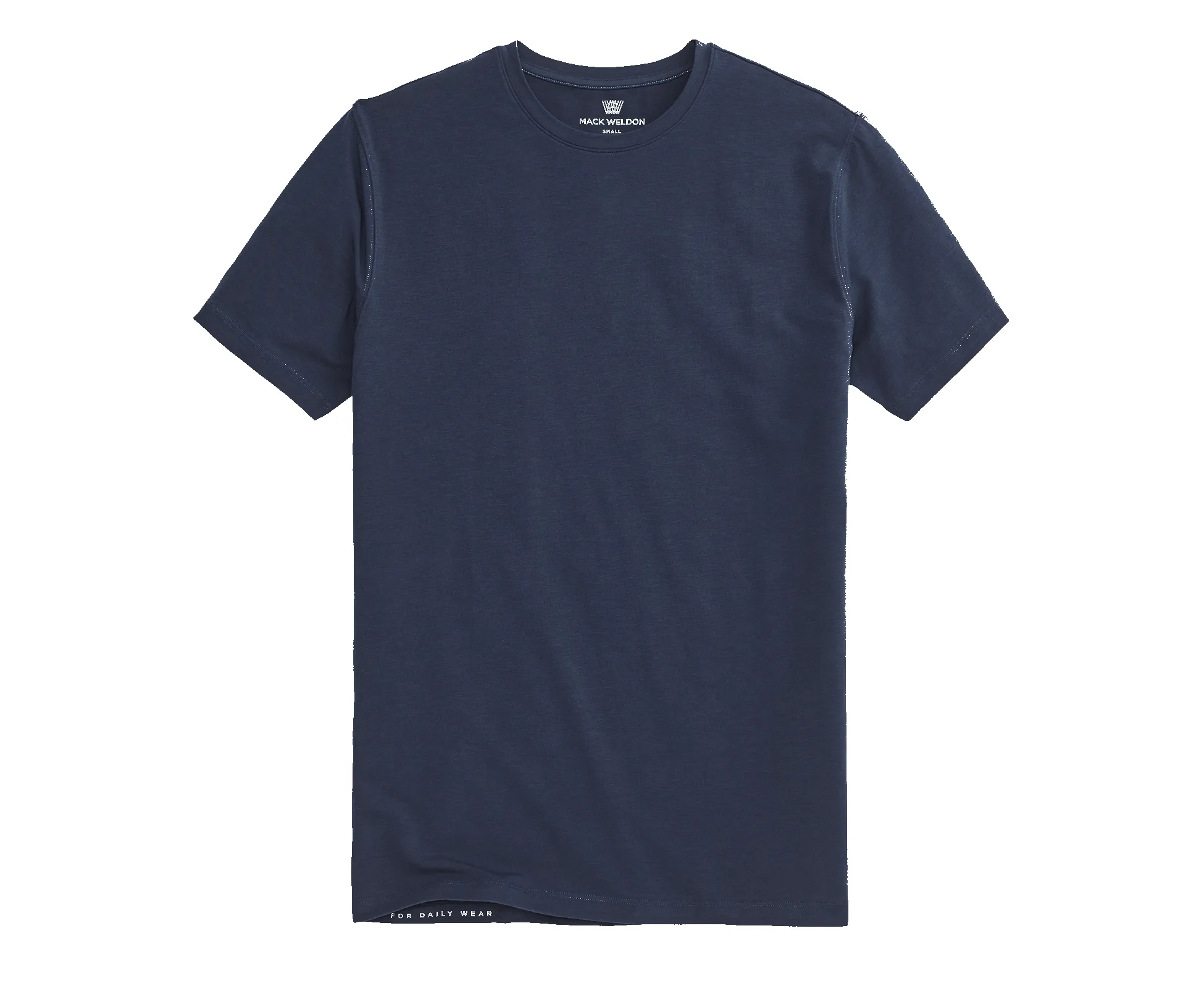 SILVER Crew Neck T-Shirt True Navy sold by Mack Weldon
