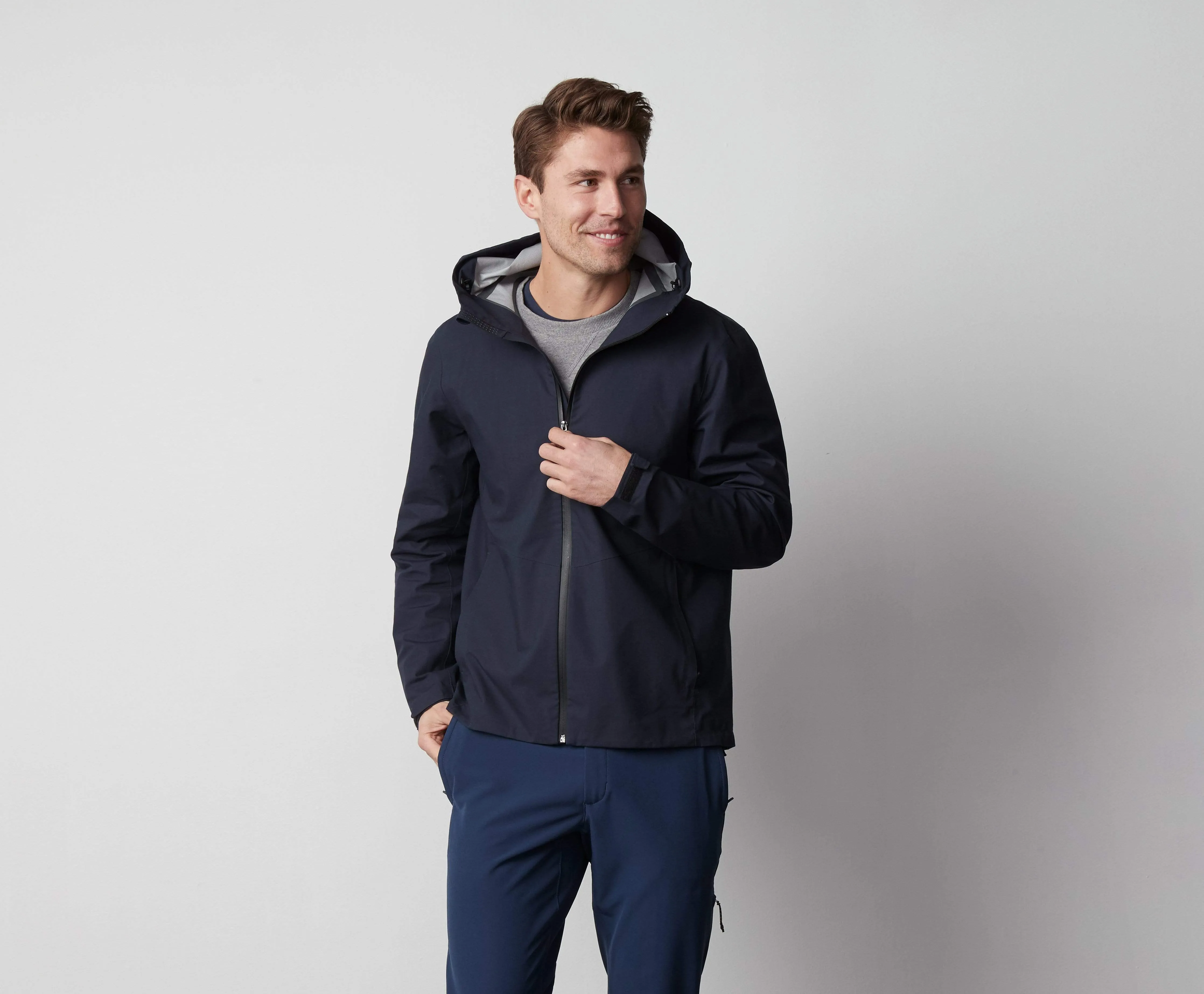 Stormchaser Jacket Total Eclipse Blue sold by Mack Weldon product image thumbnail 4