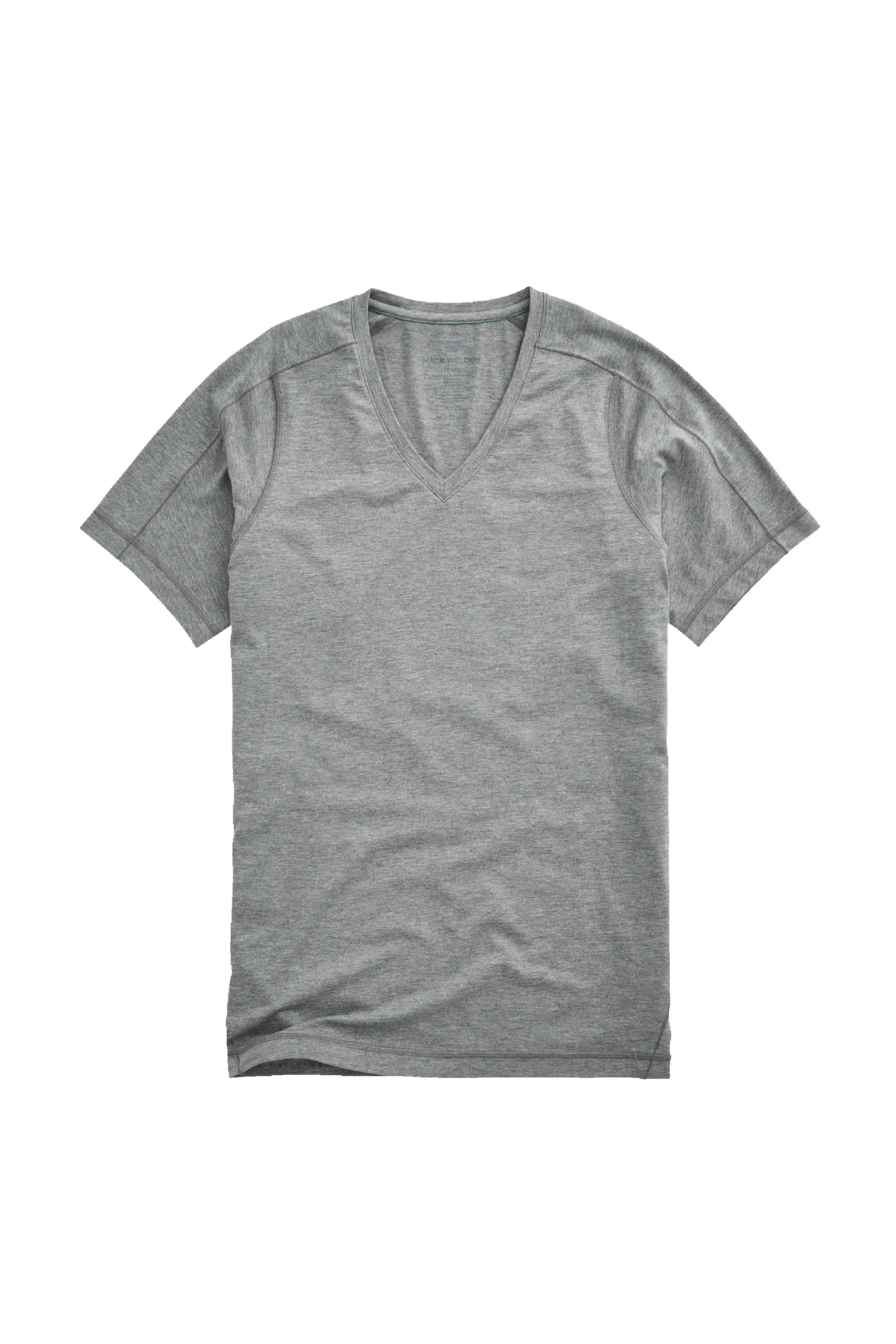 18-Hour Jersey V-Neck Undershirt Grey Heather sold by Mack Weldon