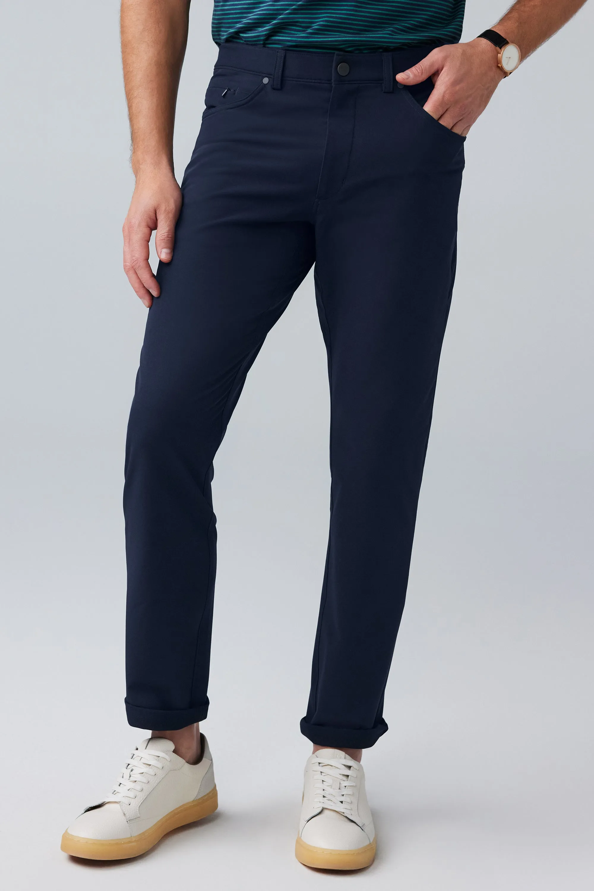 Maverick Tech Chino True Navy sold by Mack Weldon product image thumbnail 3