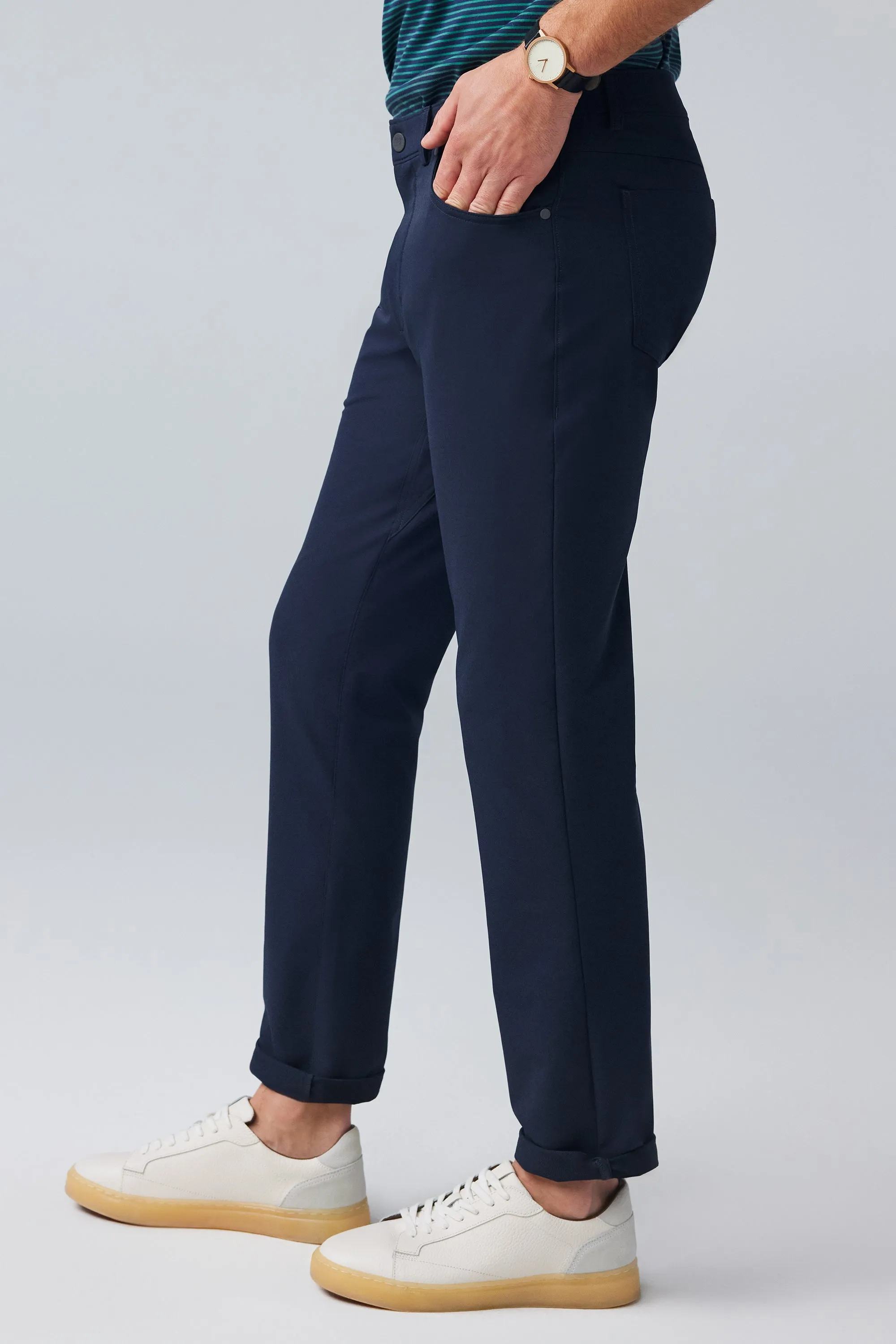 Maverick Tech Chino True Navy sold by Mack Weldon product image thumbnail 4