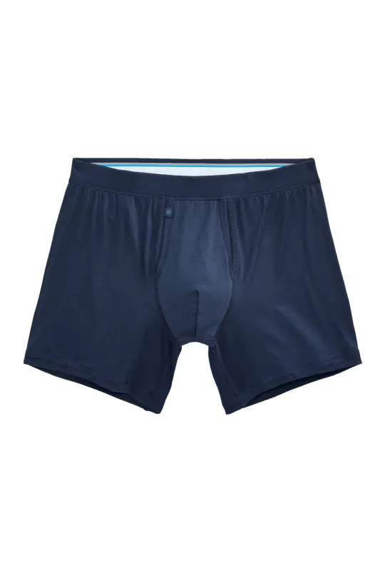 SILVER HD Boxer Brief True Navy sold by Mack Weldon