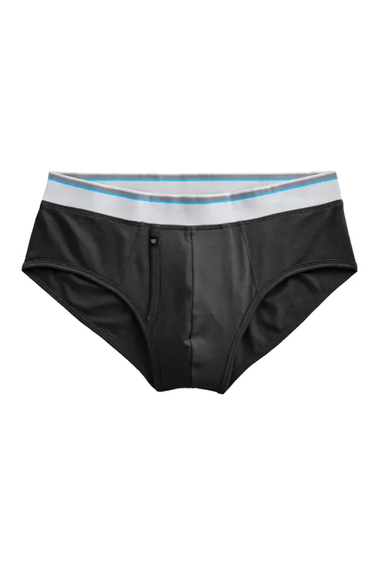 18-Hour Jersey Brief True Black sold by Mack Weldon
