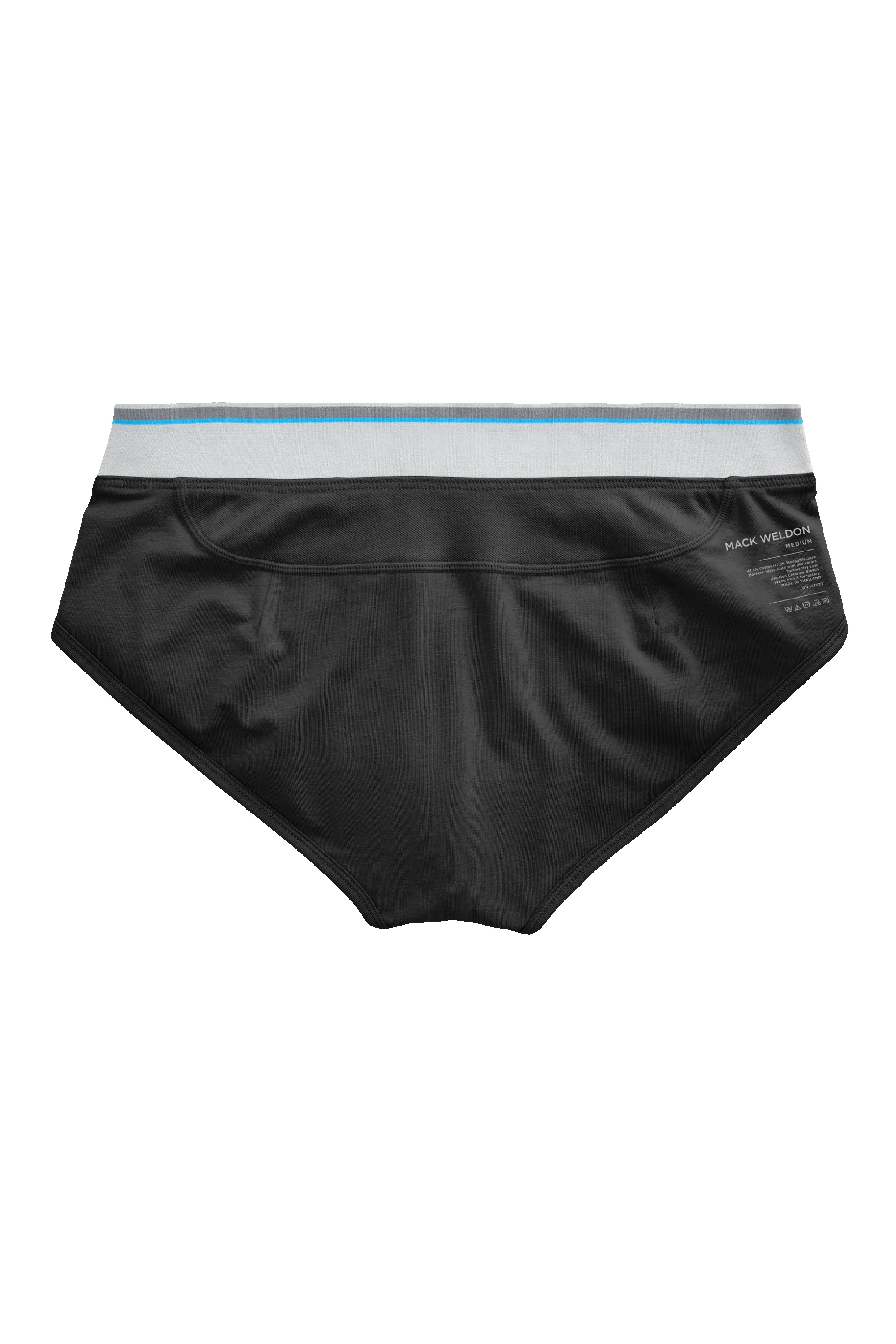 18-Hour Jersey Brief True Black sold by Mack Weldon product image thumbnail 2