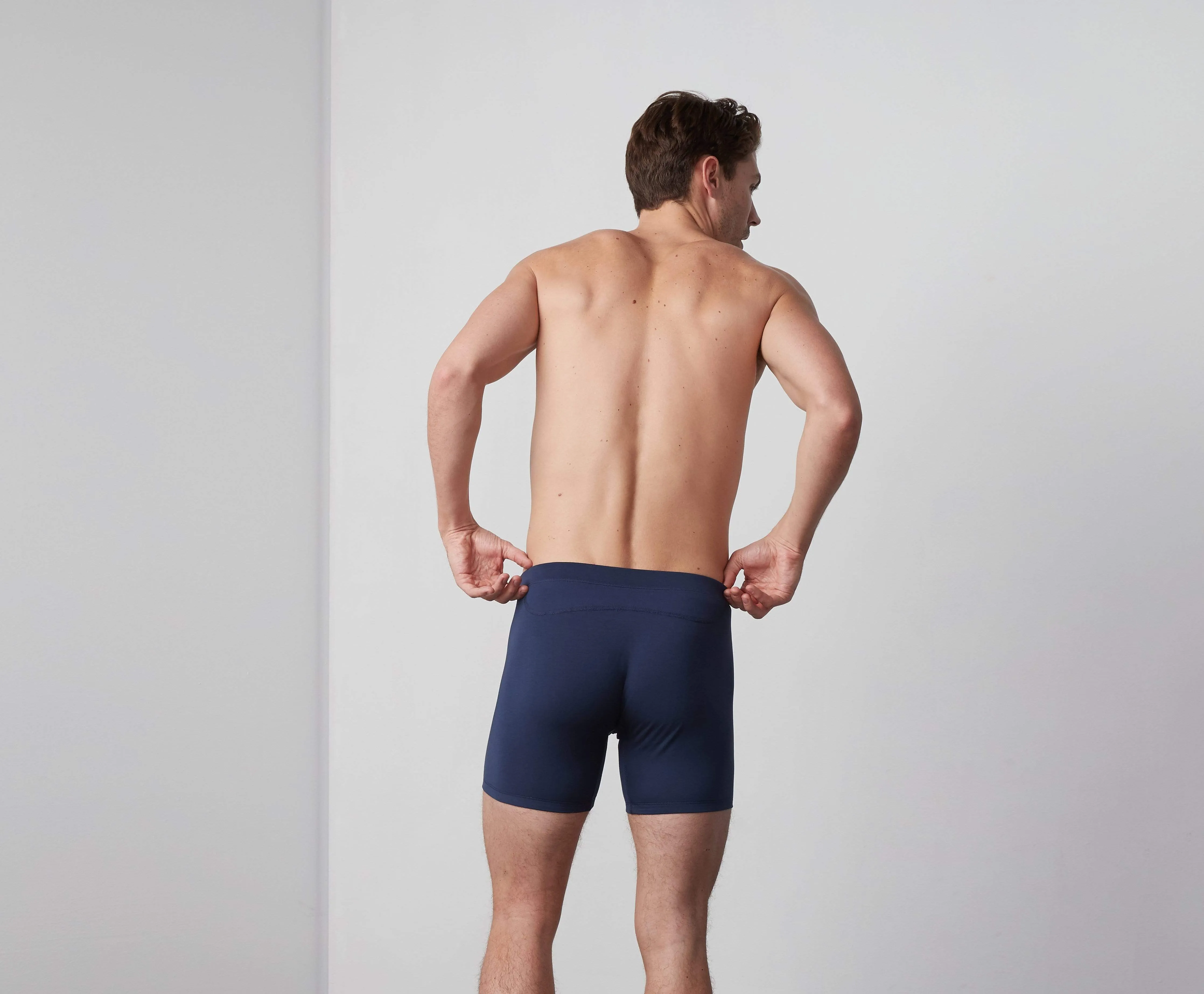 SILVER HD Boxer Brief Dean Blue sold by Mack Weldon product image thumbnail 5