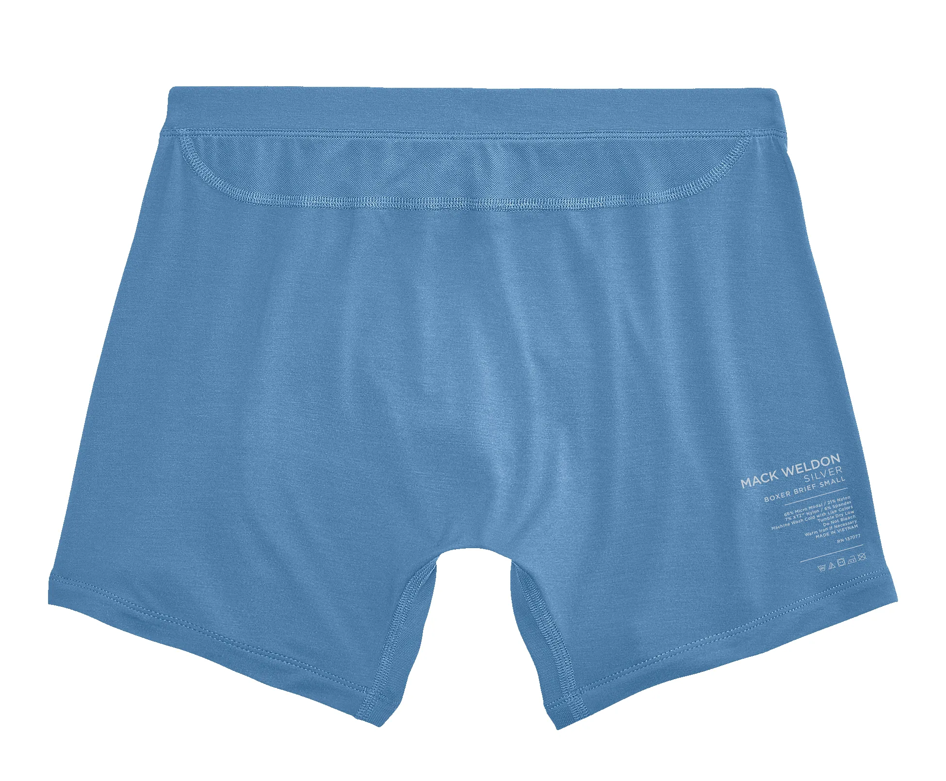 SILVER HD Boxer Brief Dean Blue sold by Mack Weldon product image thumbnail 2