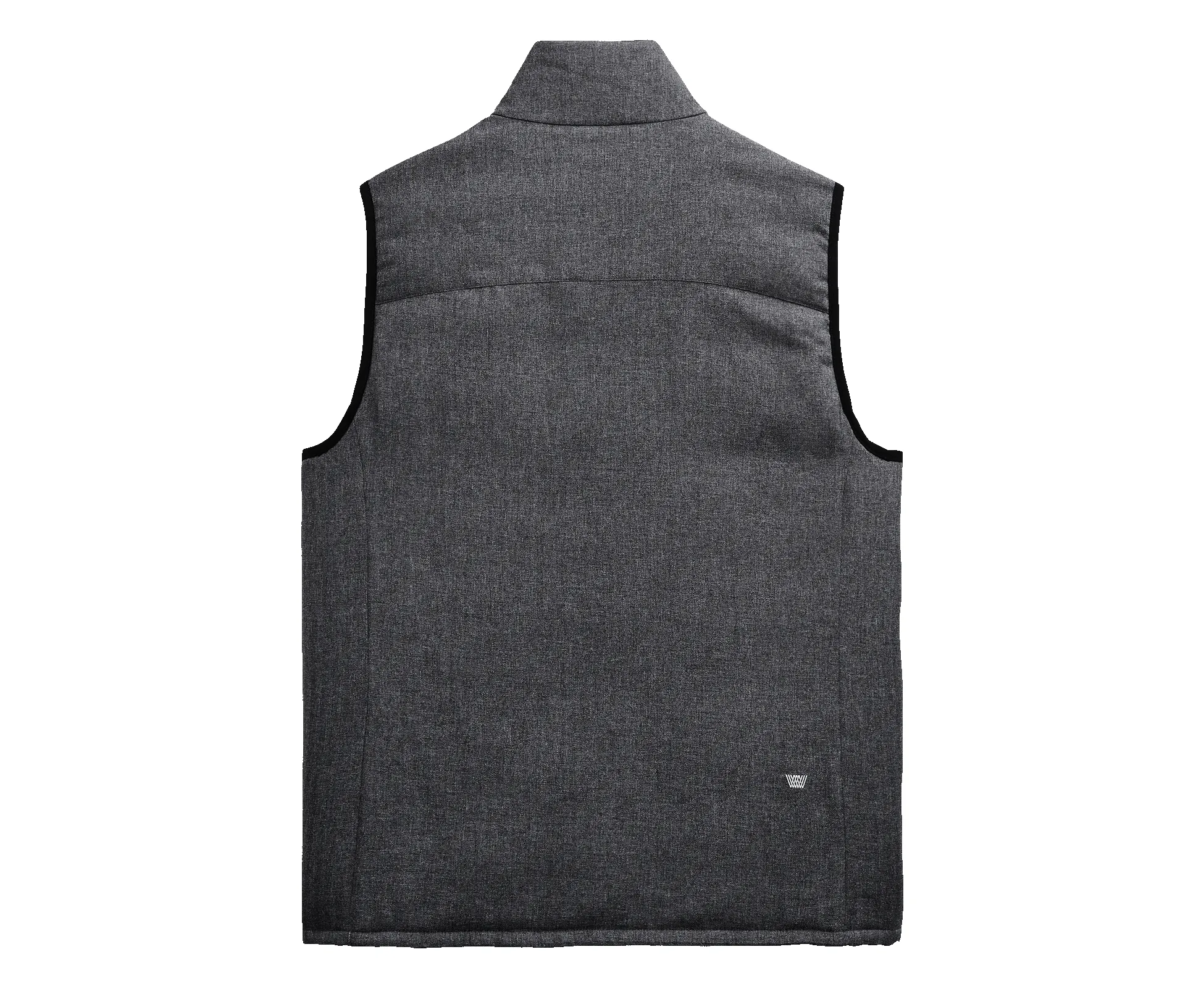 WARMKNIT 2-Way Puffer Vest Charcoal Heather / True Black sold by Mack Weldon product image thumbnail 2