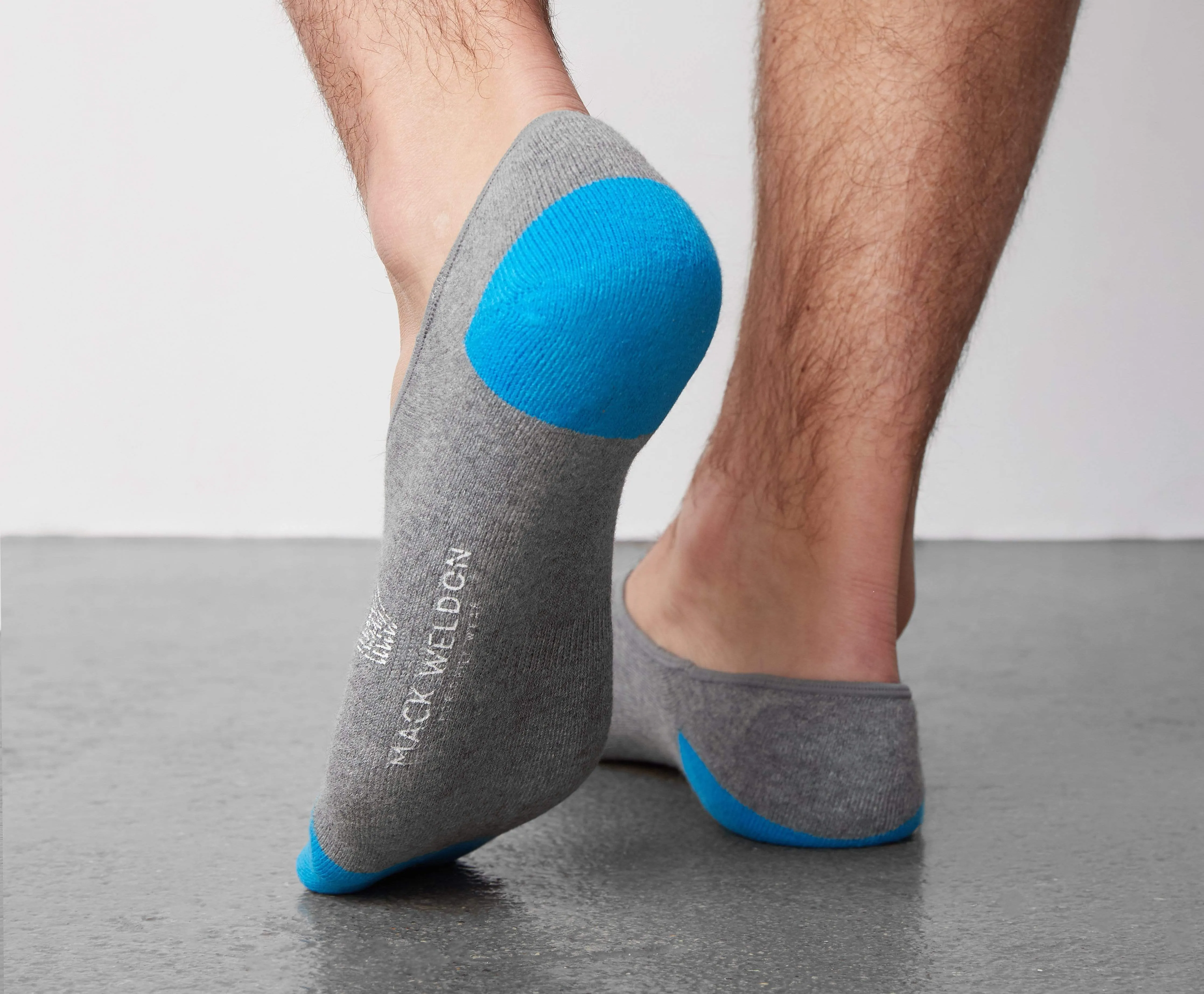 2-Pack Everyday No Show Sock Grey Heather sold by Mack Weldon product image thumbnail 3