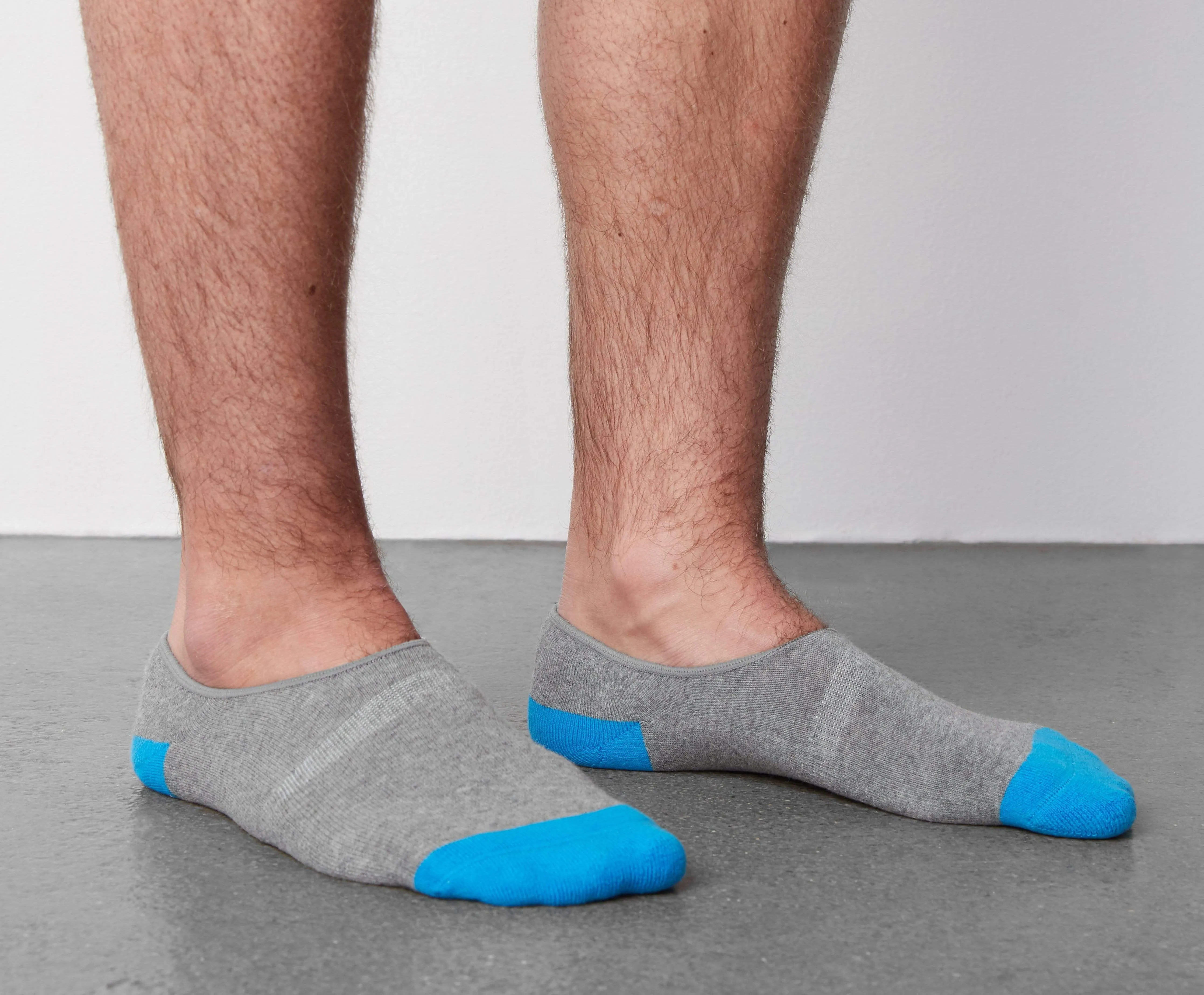 2-Pack Everyday No Show Sock Grey Heather sold by Mack Weldon product image thumbnail 2