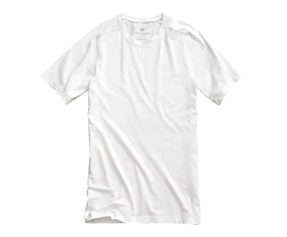18-Hour Jersey Crew Neck Undershirt Bright White sold by Mack Weldon