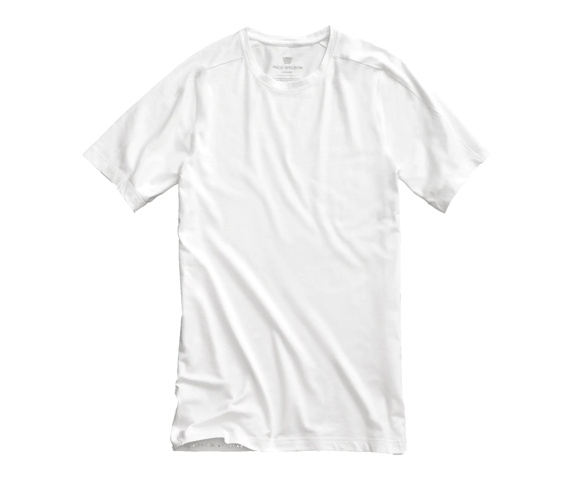18-Hour Jersey Crew Neck Undershirt Bright White sold by Mack Weldon