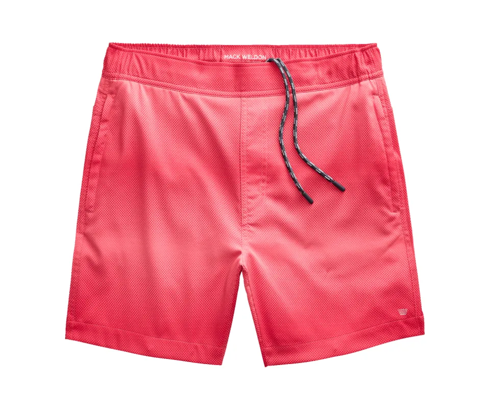 Swim Trunk Hibiscus Pulse Stripe sold by Mack Weldon