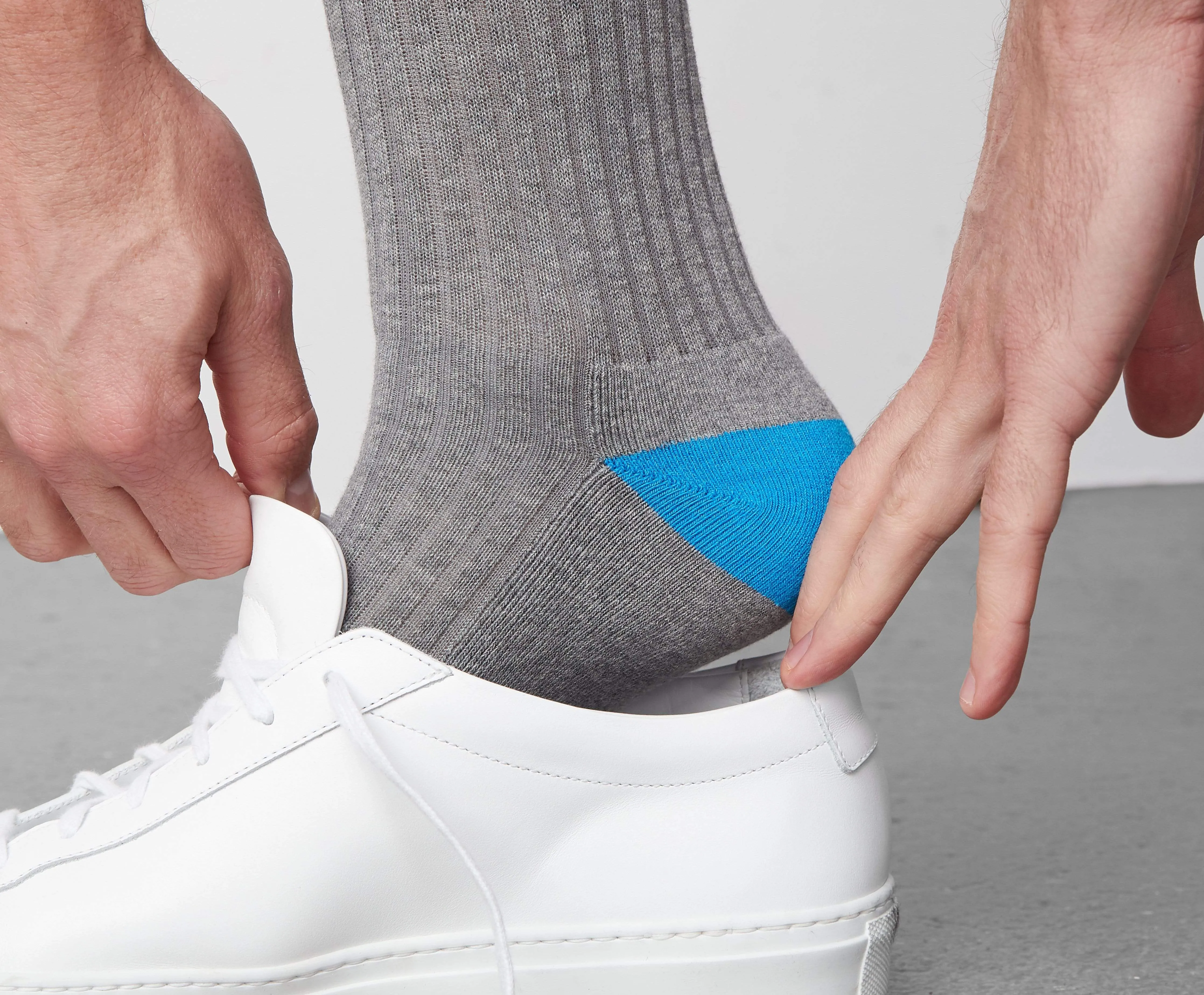 Everyday Extended Crew Sock Crimson Heather sold by Mack Weldon product image thumbnail 4