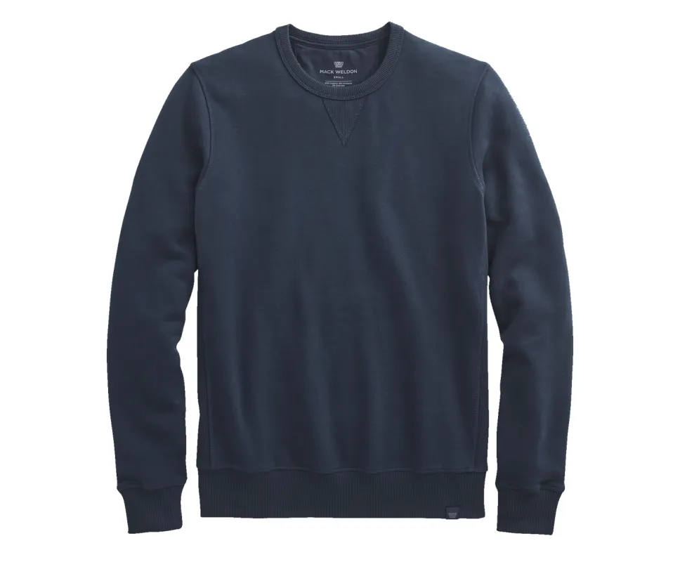 ACE Crew Neck Sweatshirt Total Eclipse Blue sold by Mack Weldon