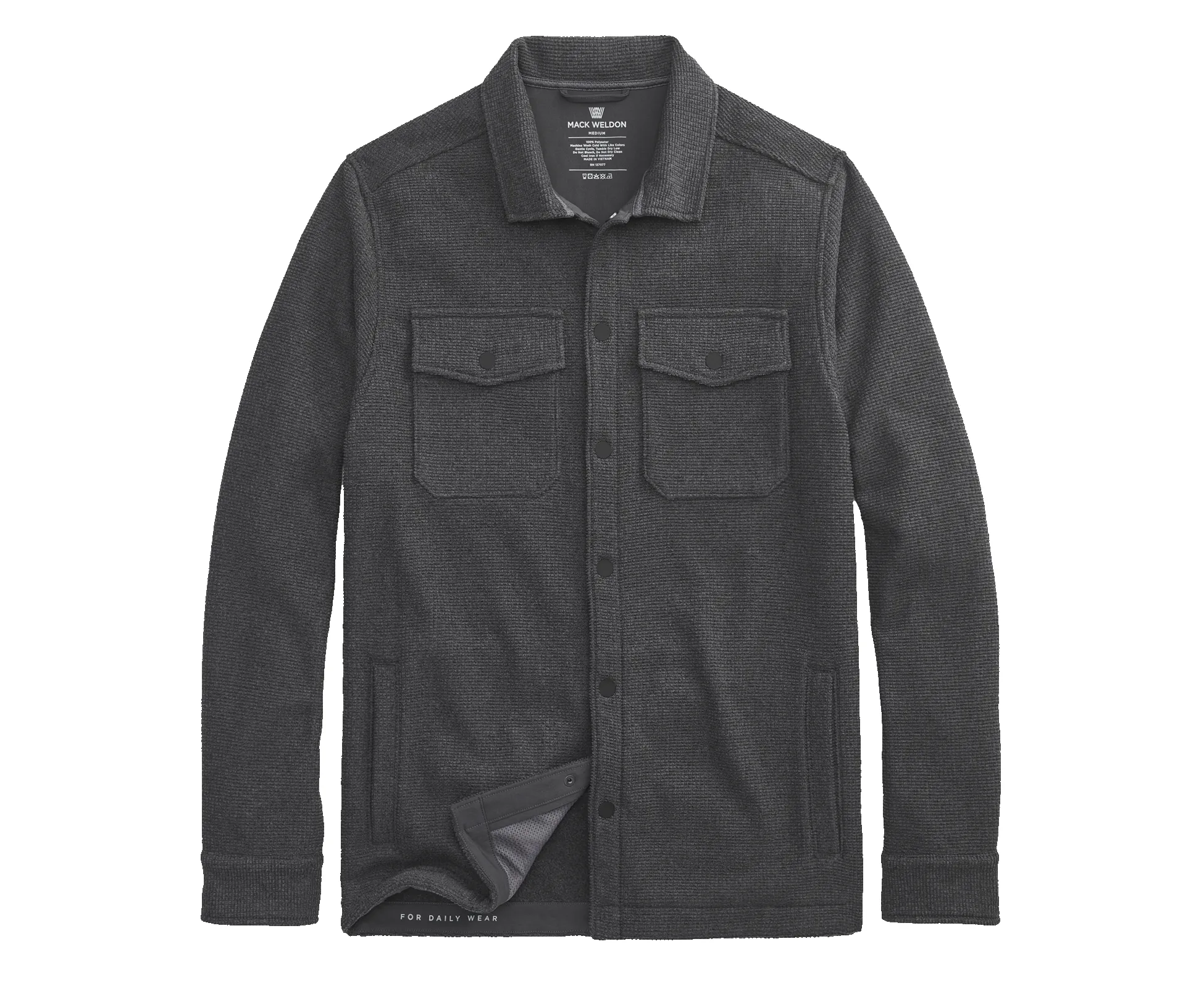 Latitude Fleece Shirt Jacket sold by Mack Weldon