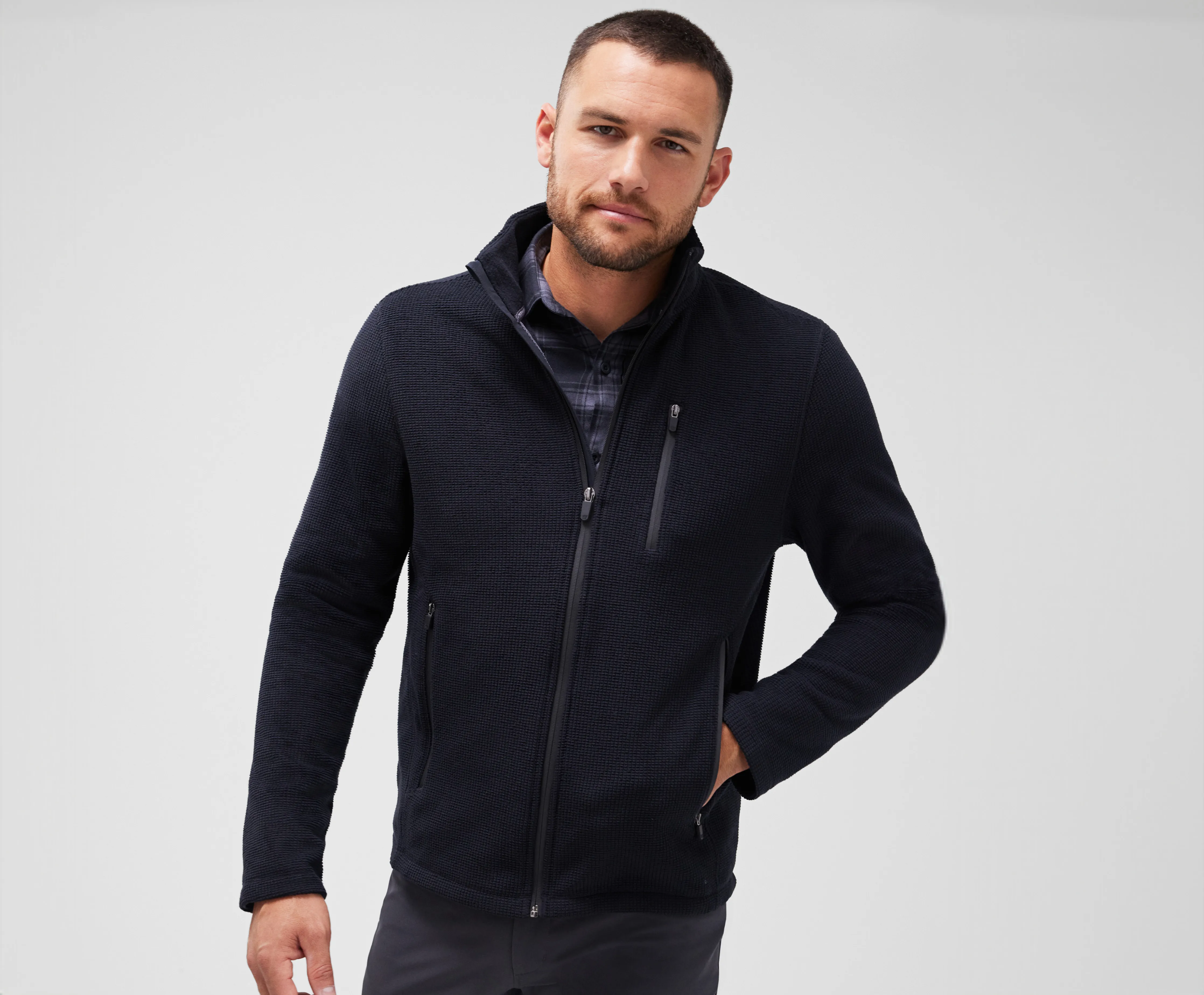 Latitude Fleece Full-Zip sold by Mack Weldon product image thumbnail 4