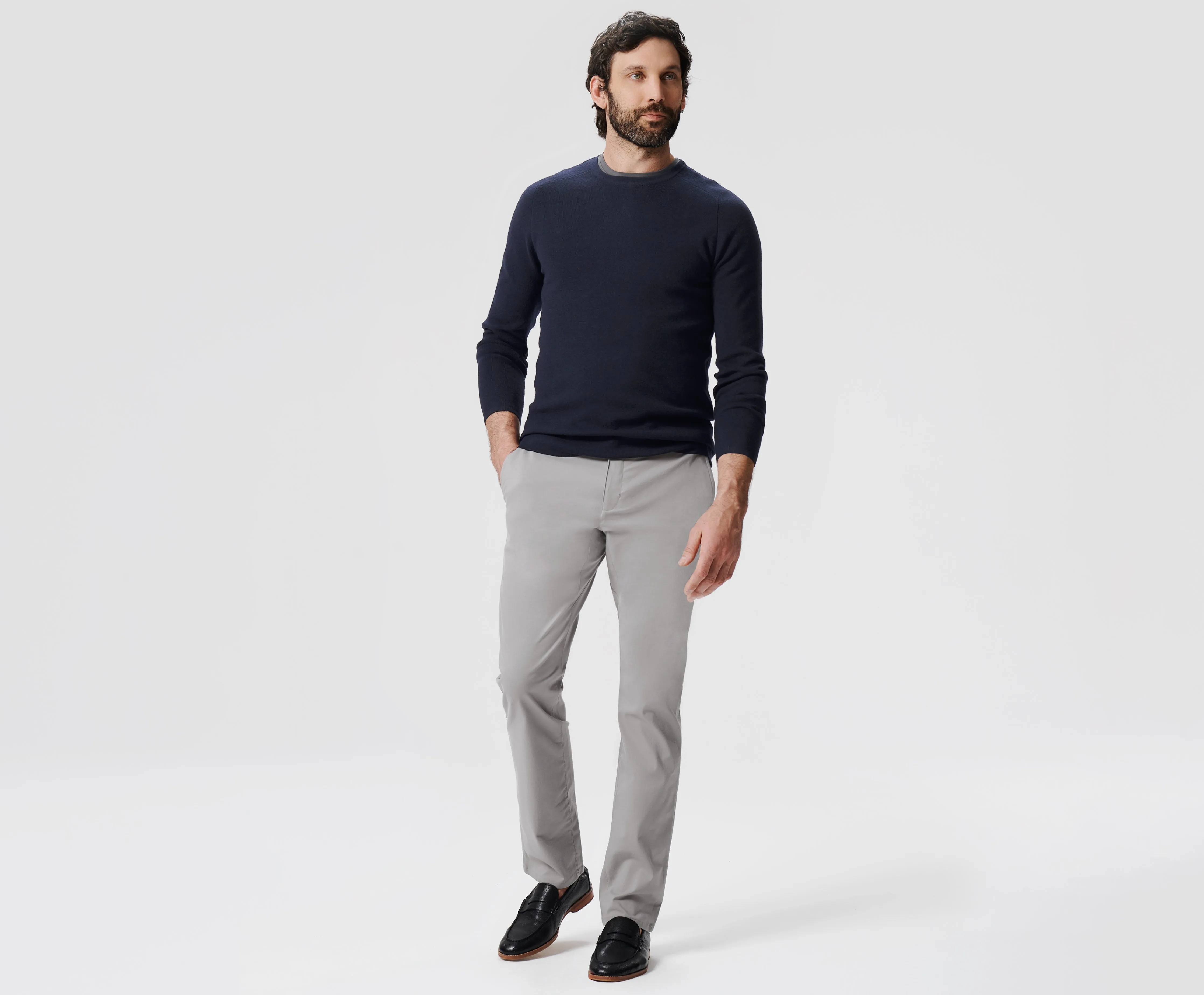 Tech Merino Crew Neck Sweater sold by Mack Weldon product image thumbnail 3