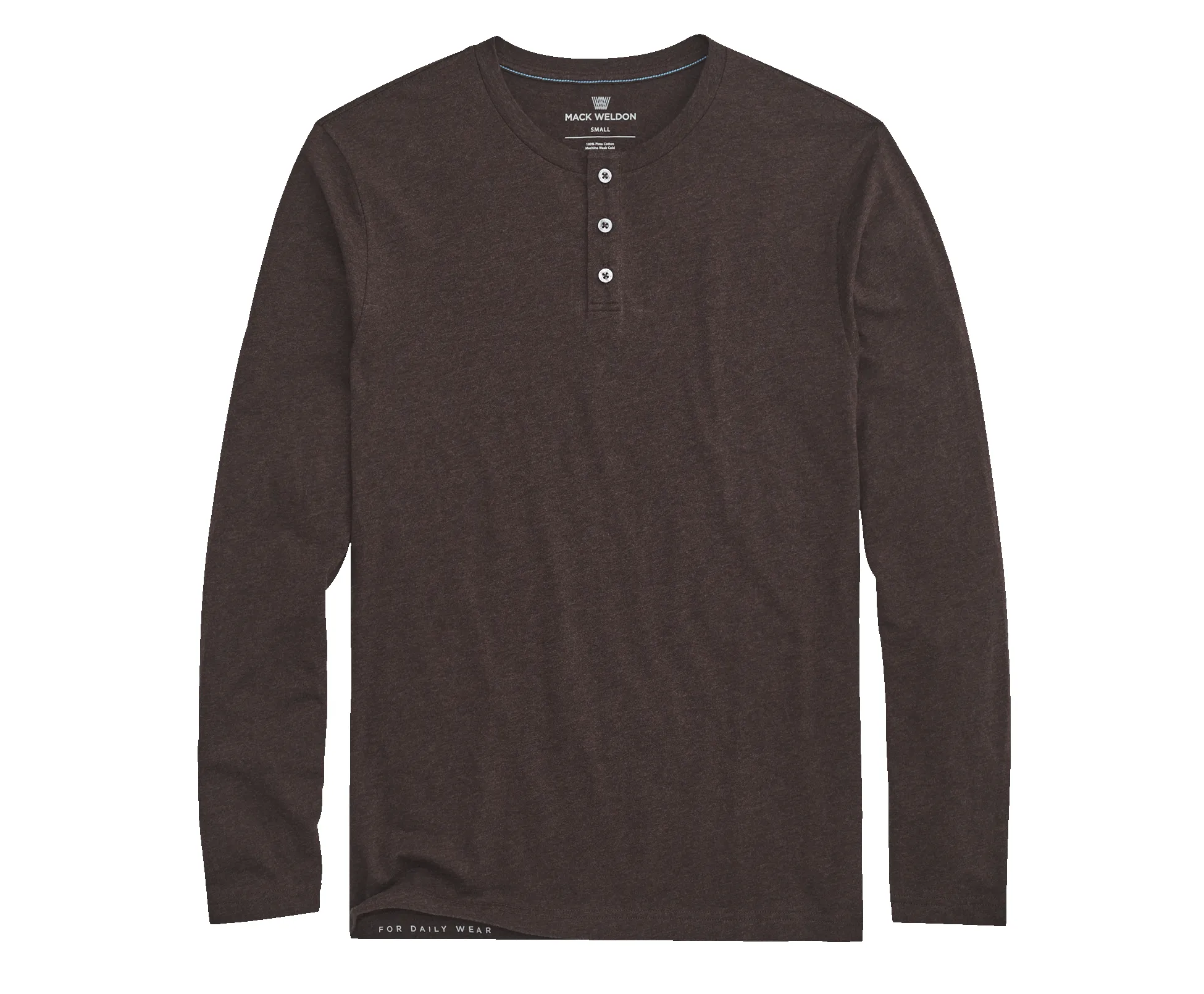 Pima Long Sleeve Henley sold by Mack Weldon