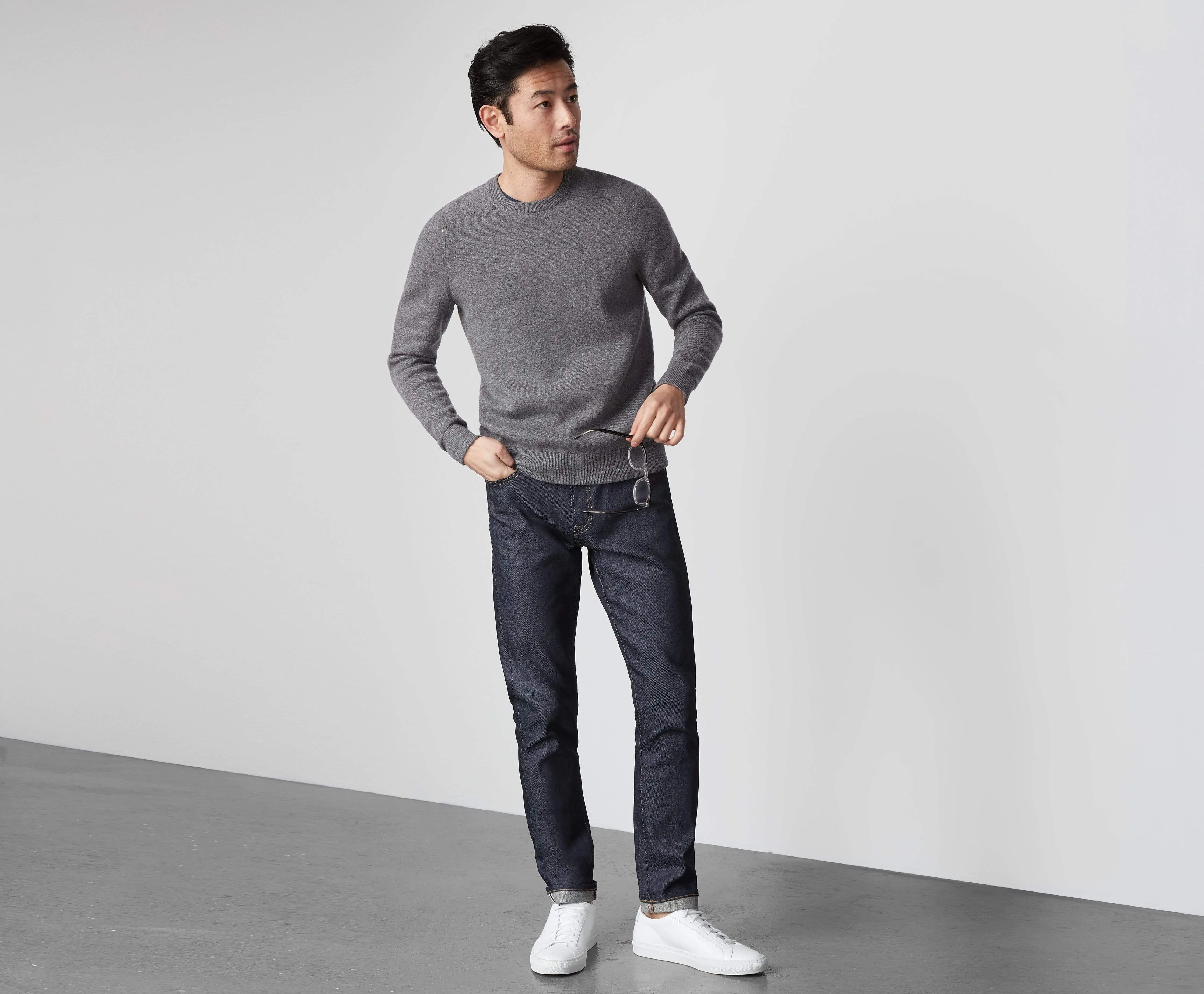Tech Cashmere Crew Neck Sweater sold by Mack Weldon product image thumbnail 5