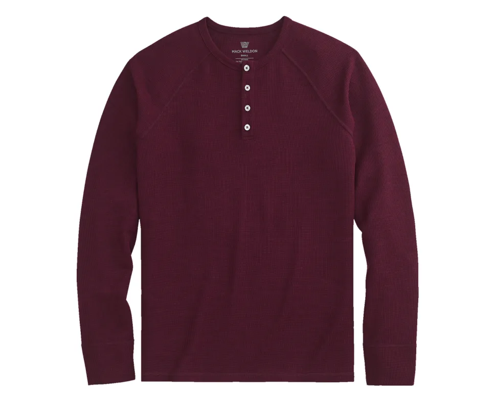 WARMKNIT Waffle Henley sold by Mack Weldon