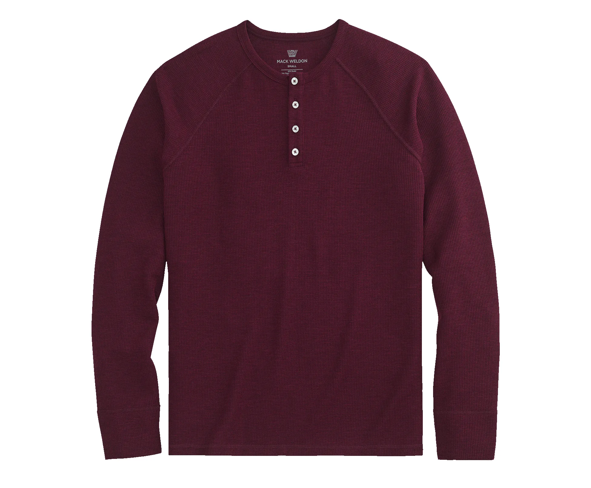 WARMKNIT Waffle Henley sold by Mack Weldon