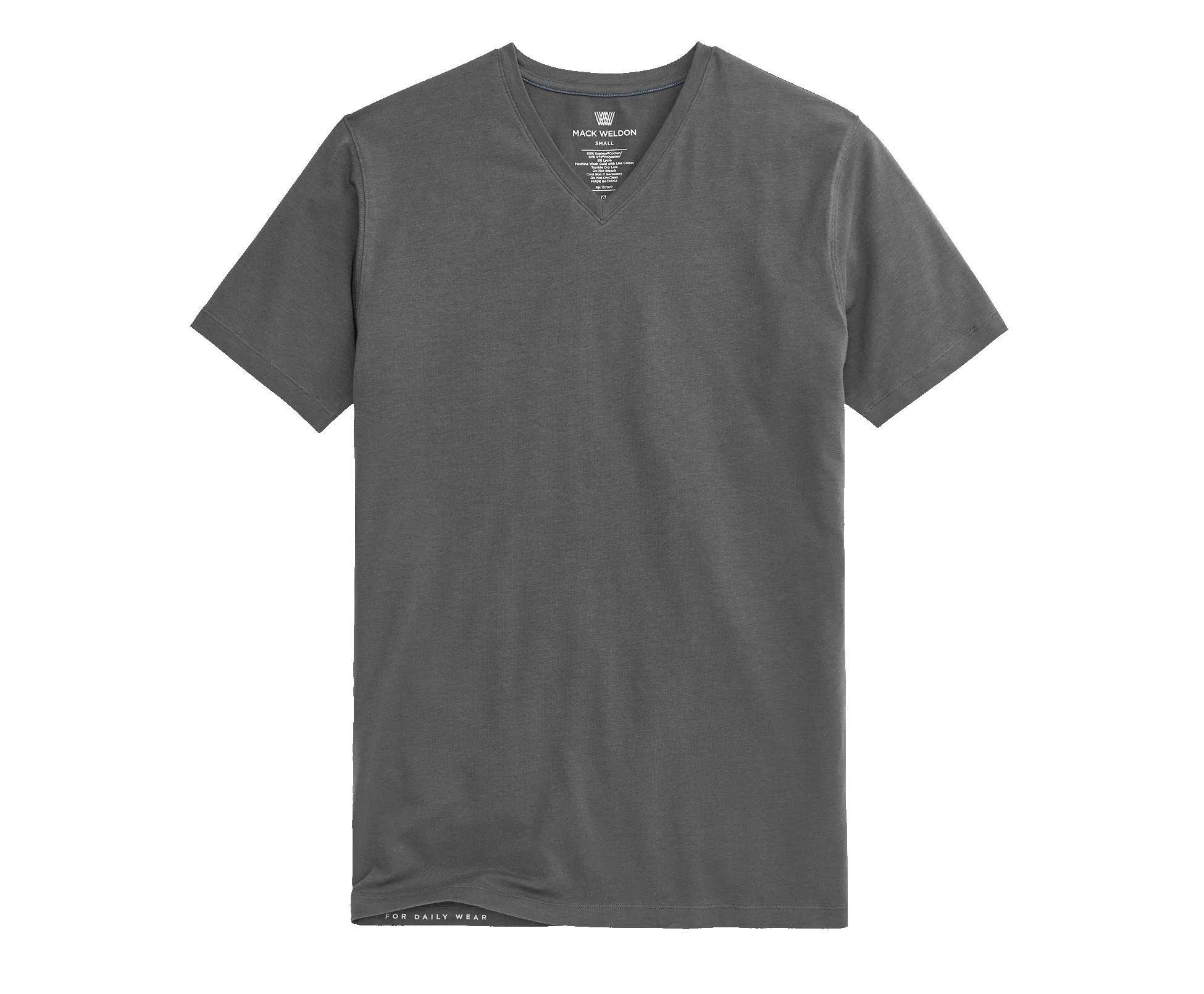 SILVER V-Neck T-Shirt sold by Mack Weldon product image thumbnail 3
