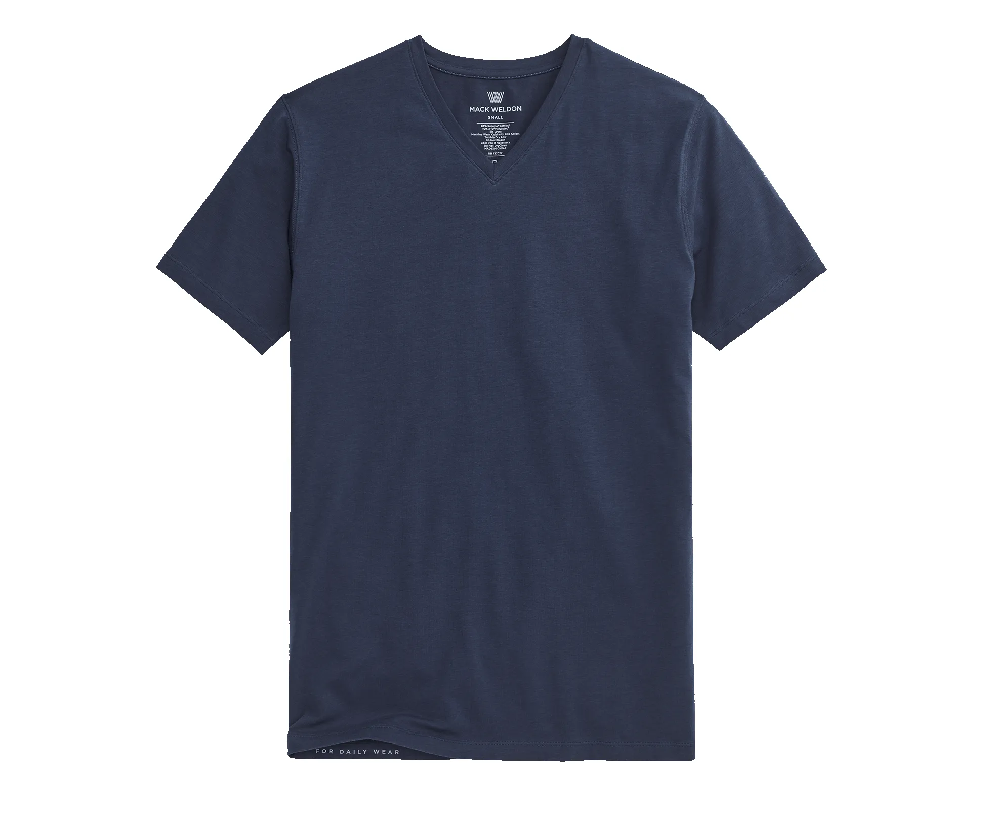 SILVER V-Neck T-Shirt sold by Mack Weldon product image thumbnail 4