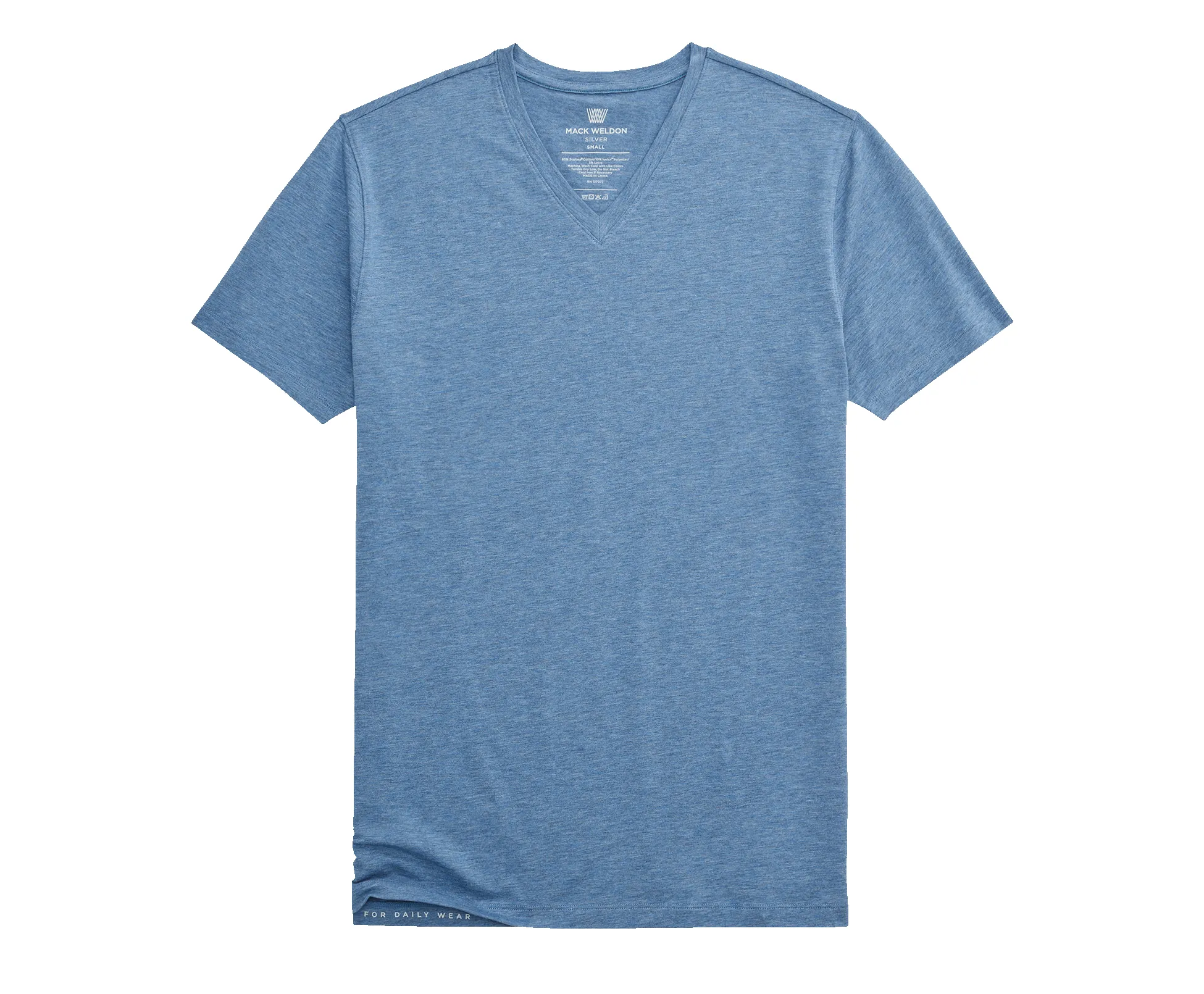 SILVER V-Neck T-Shirt sold by Mack Weldon product image thumbnail 2