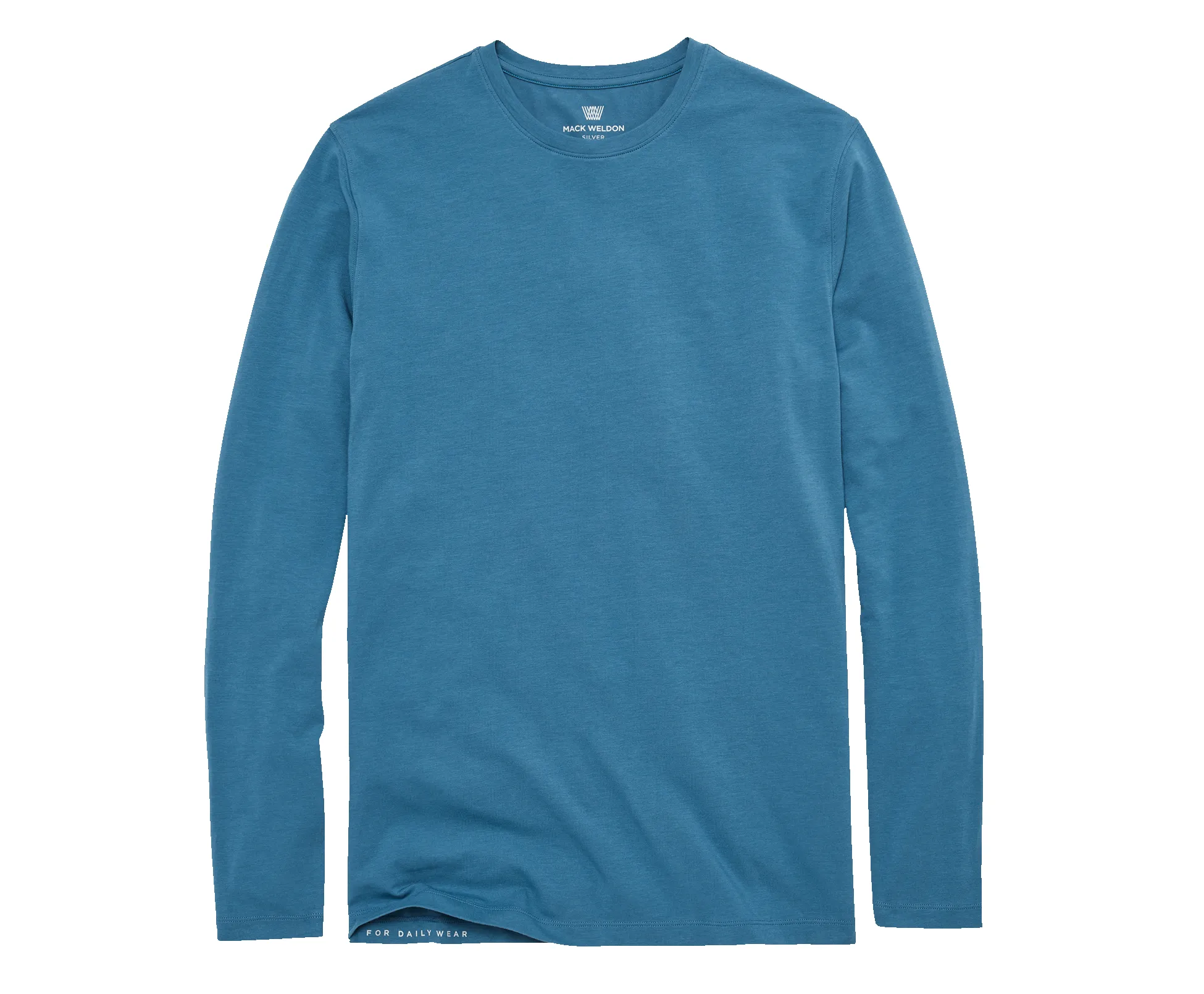 SILVER Long Sleeve T-Shirt sold by Mack Weldon product image thumbnail 5