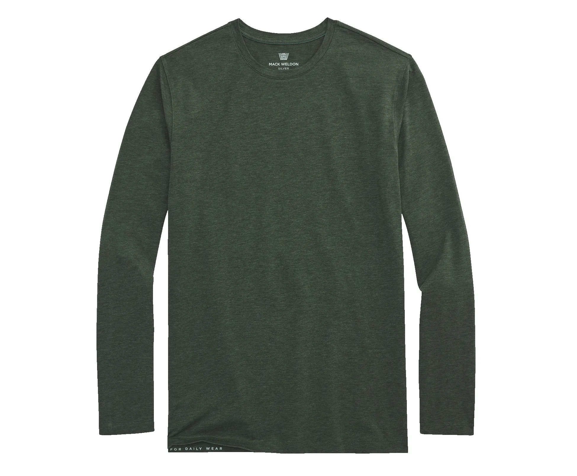 SILVER Long Sleeve T-Shirt sold by Mack Weldon product image thumbnail 3