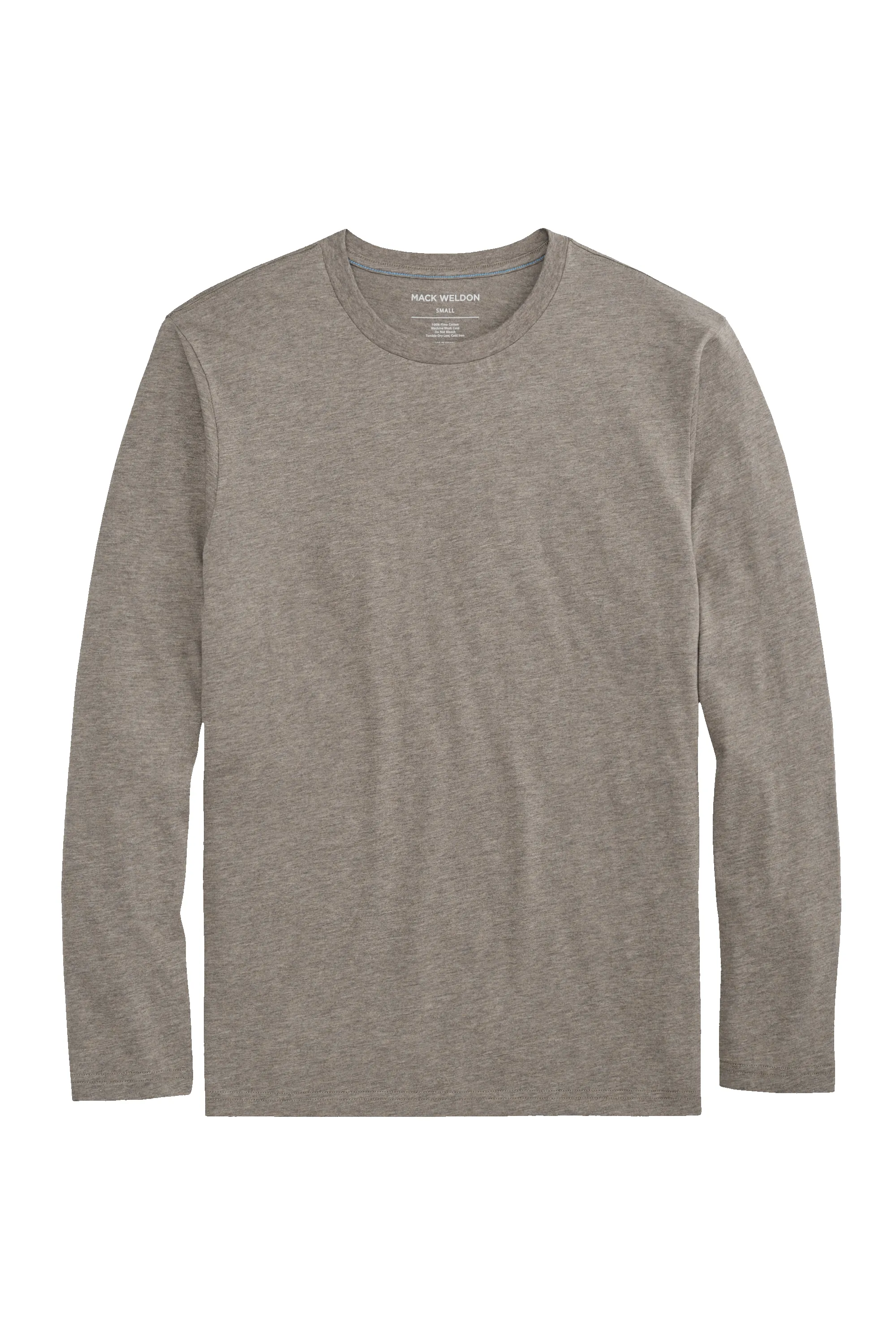 Pima Long Sleeve T-Shirt Truffle Heather sold by Mack Weldon