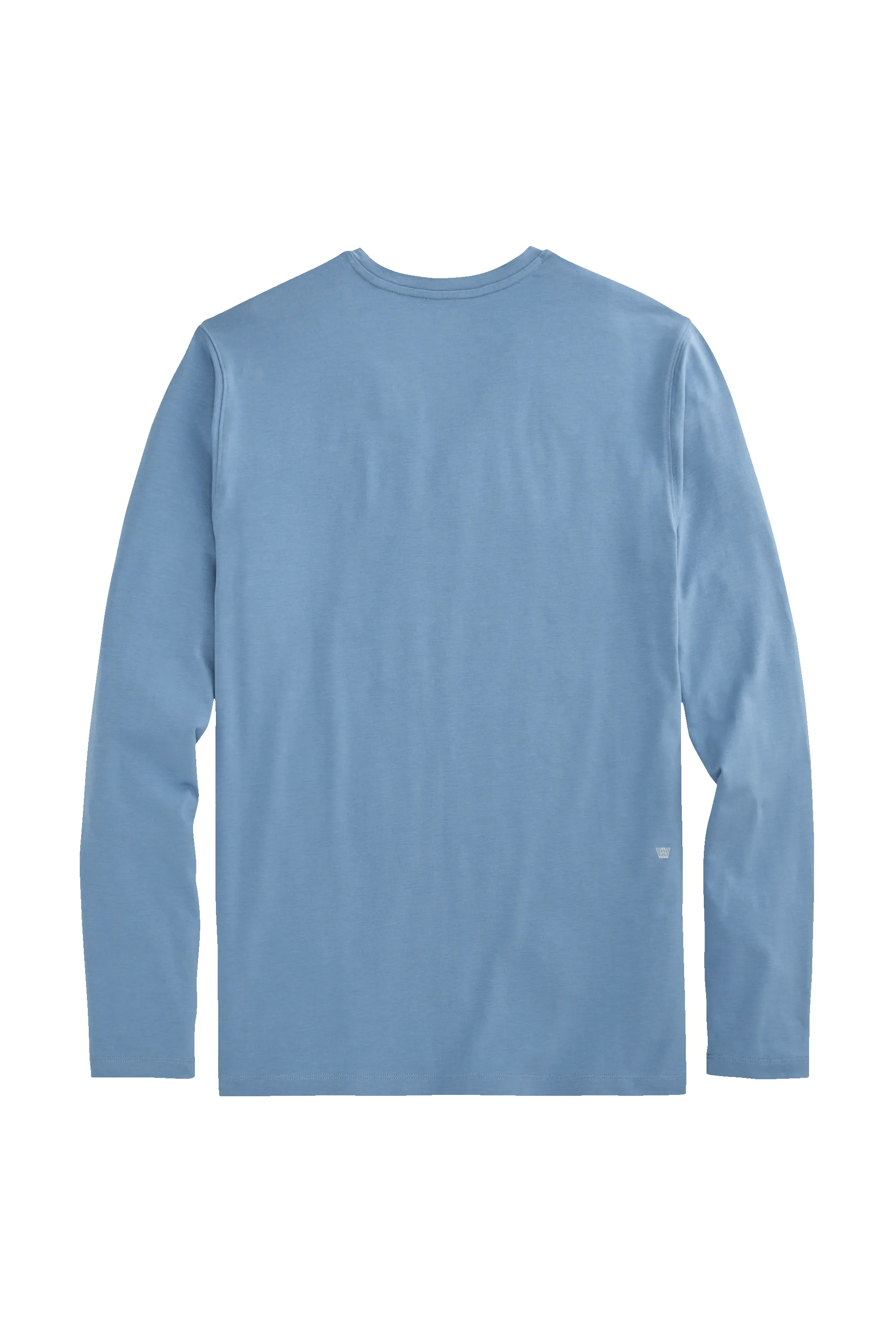 SILVER Long Sleeve T-Shirt Blue Heaven sold by Mack Weldon product image thumbnail 2