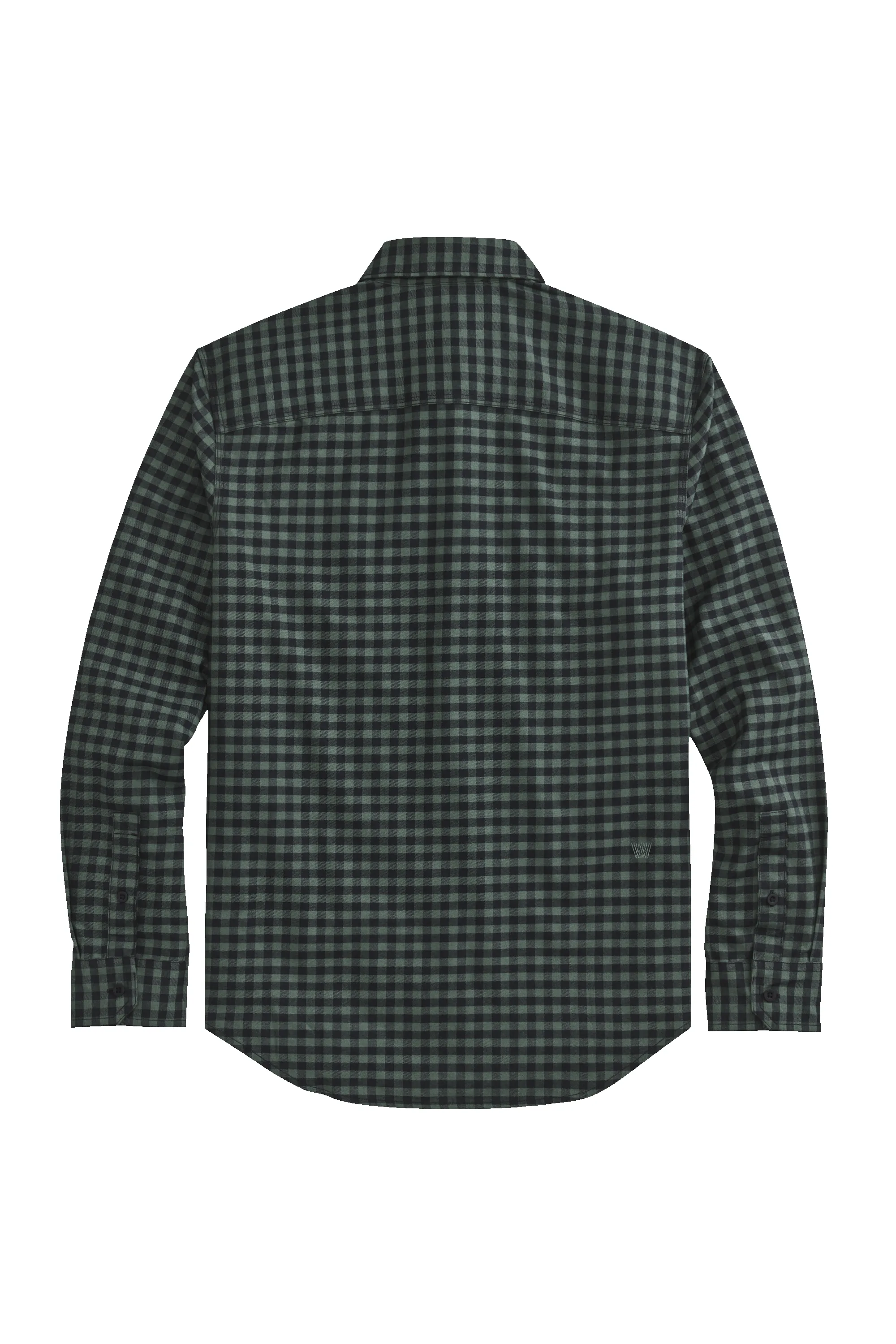 WARMKNIT Flannel Shirt Dollar Bill Bison Plaid sold by Mack Weldon product image thumbnail 2