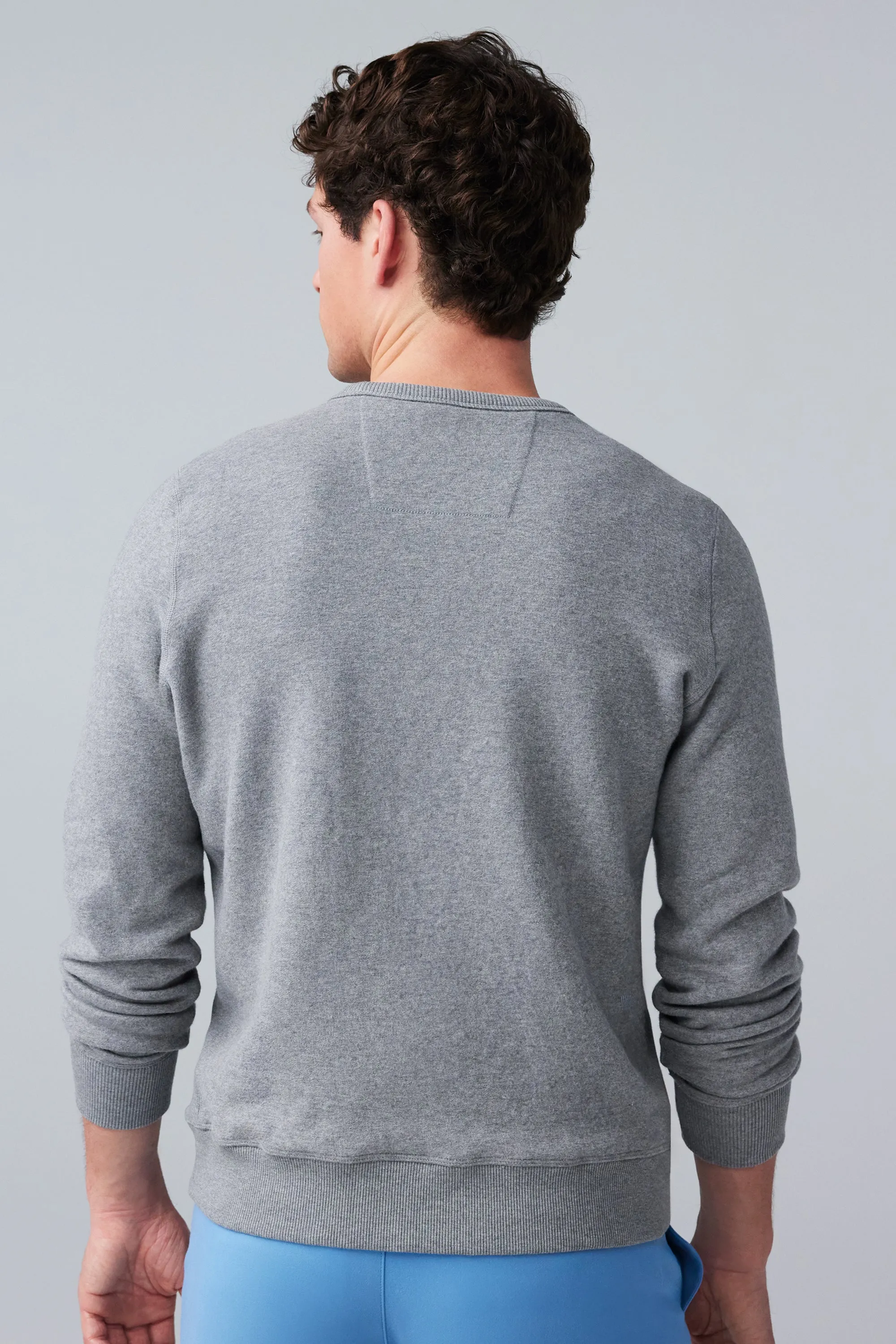 2-Pack ACE Crew Neck Sweatshirt Total Eclipse / Grey Heather sold by Mack Weldon product image thumbnail 4